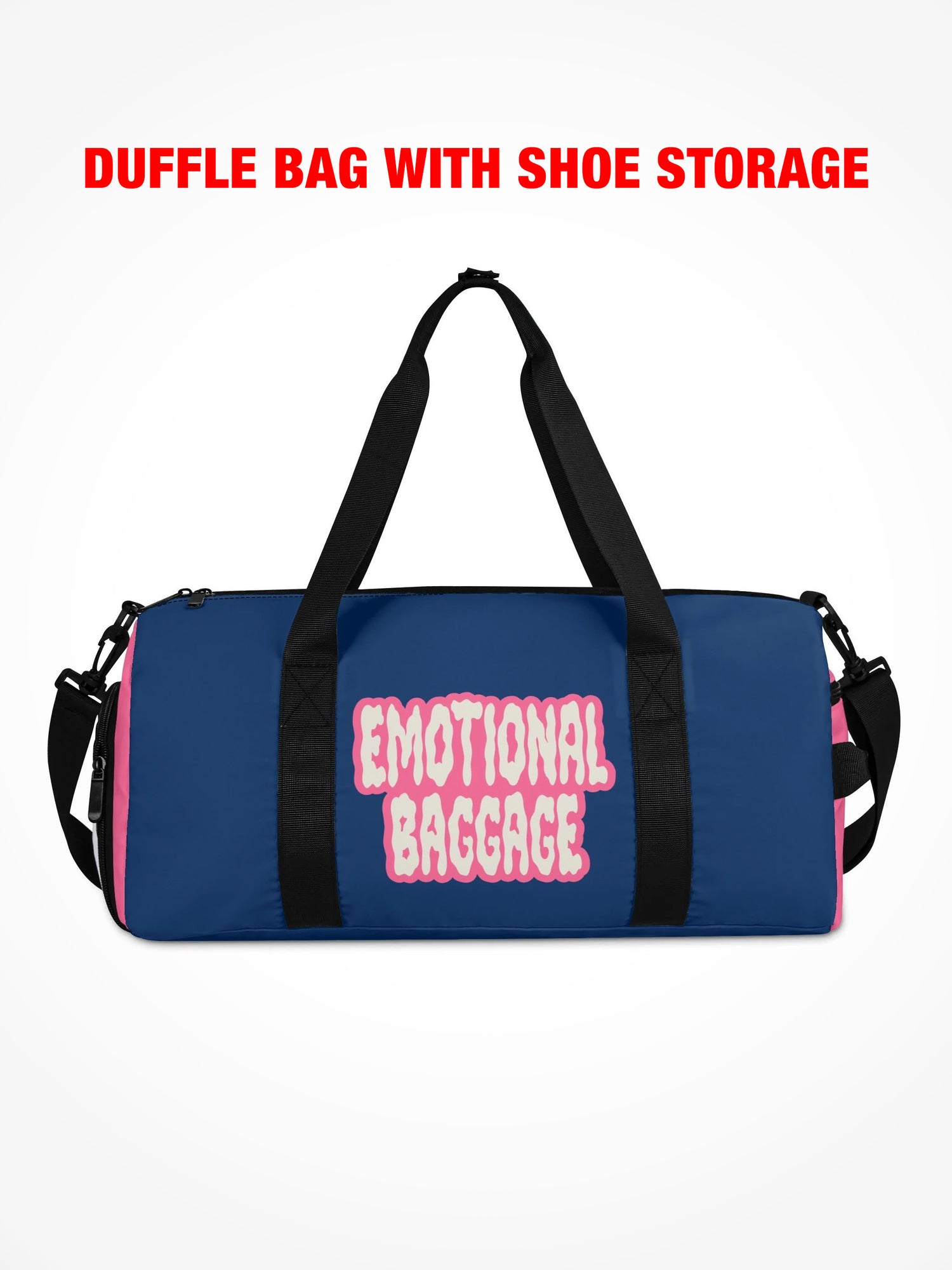 Duffle Bag - EMOTIONAL BAGGAGE WARPED NAVY