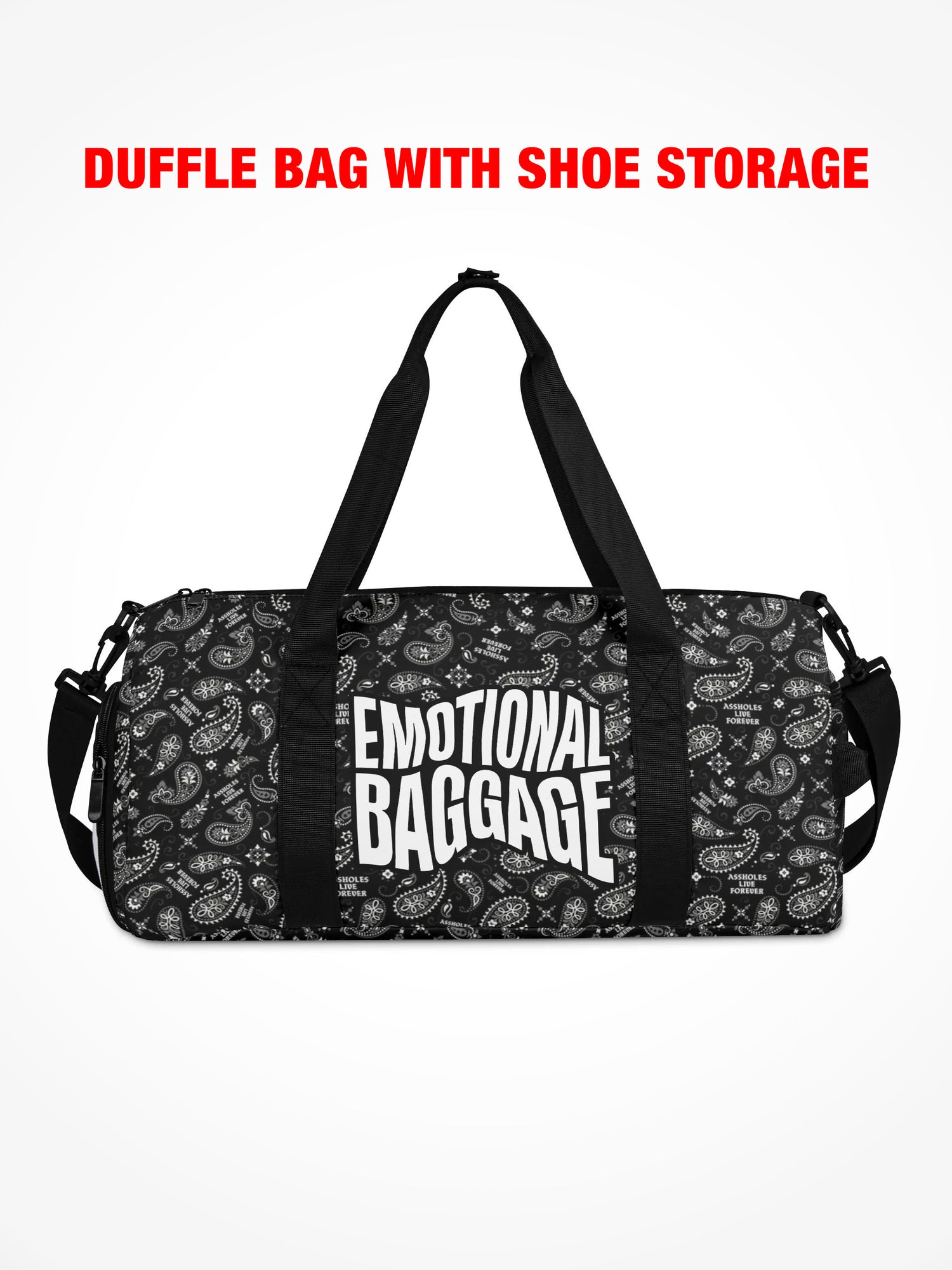 Duffle Bag - EMOTIONAL BAGGAGE WARPED PAISLEY