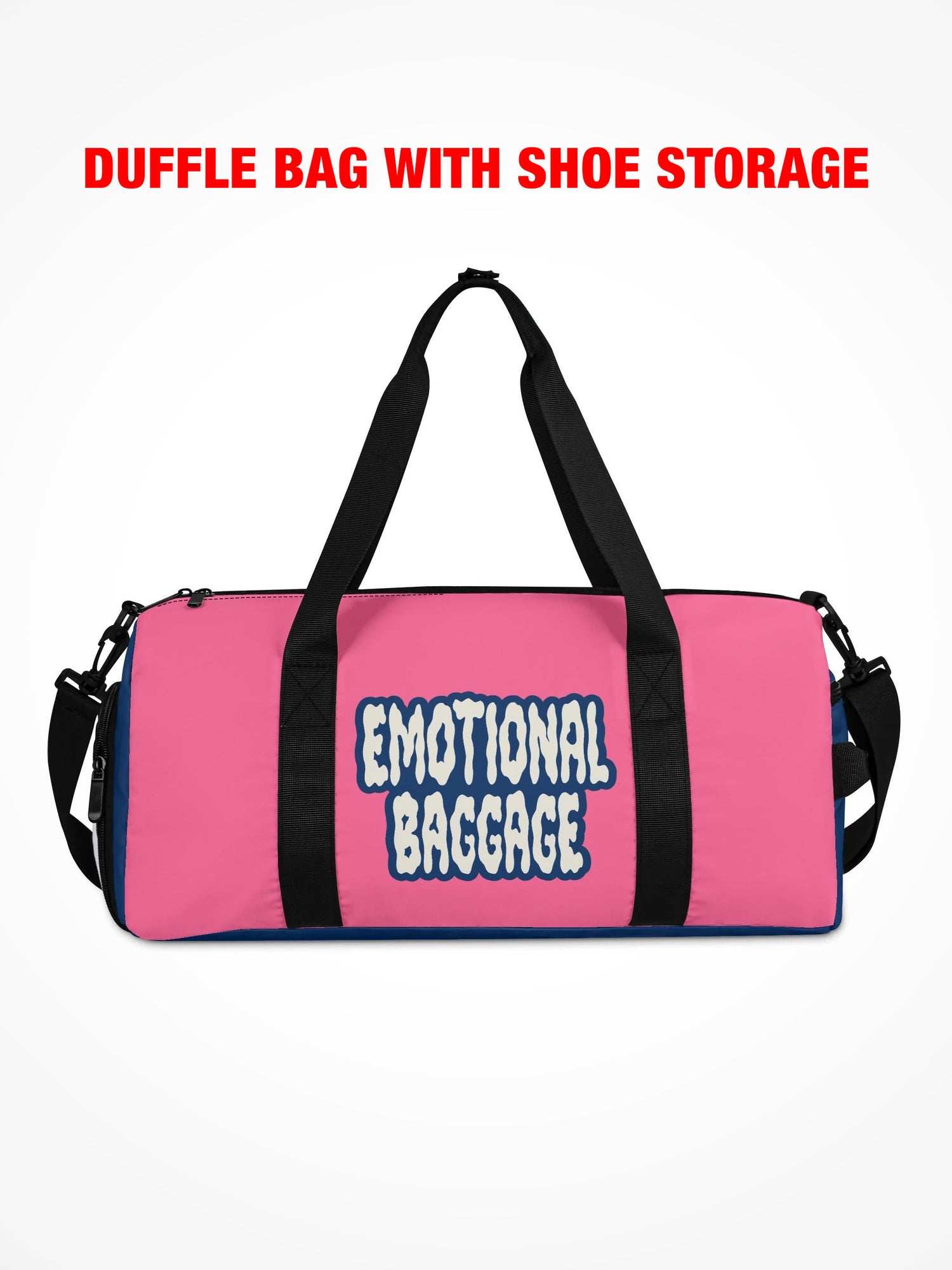 Duffle Bag - EMOTIONAL BAGGAGE WARPED PINK