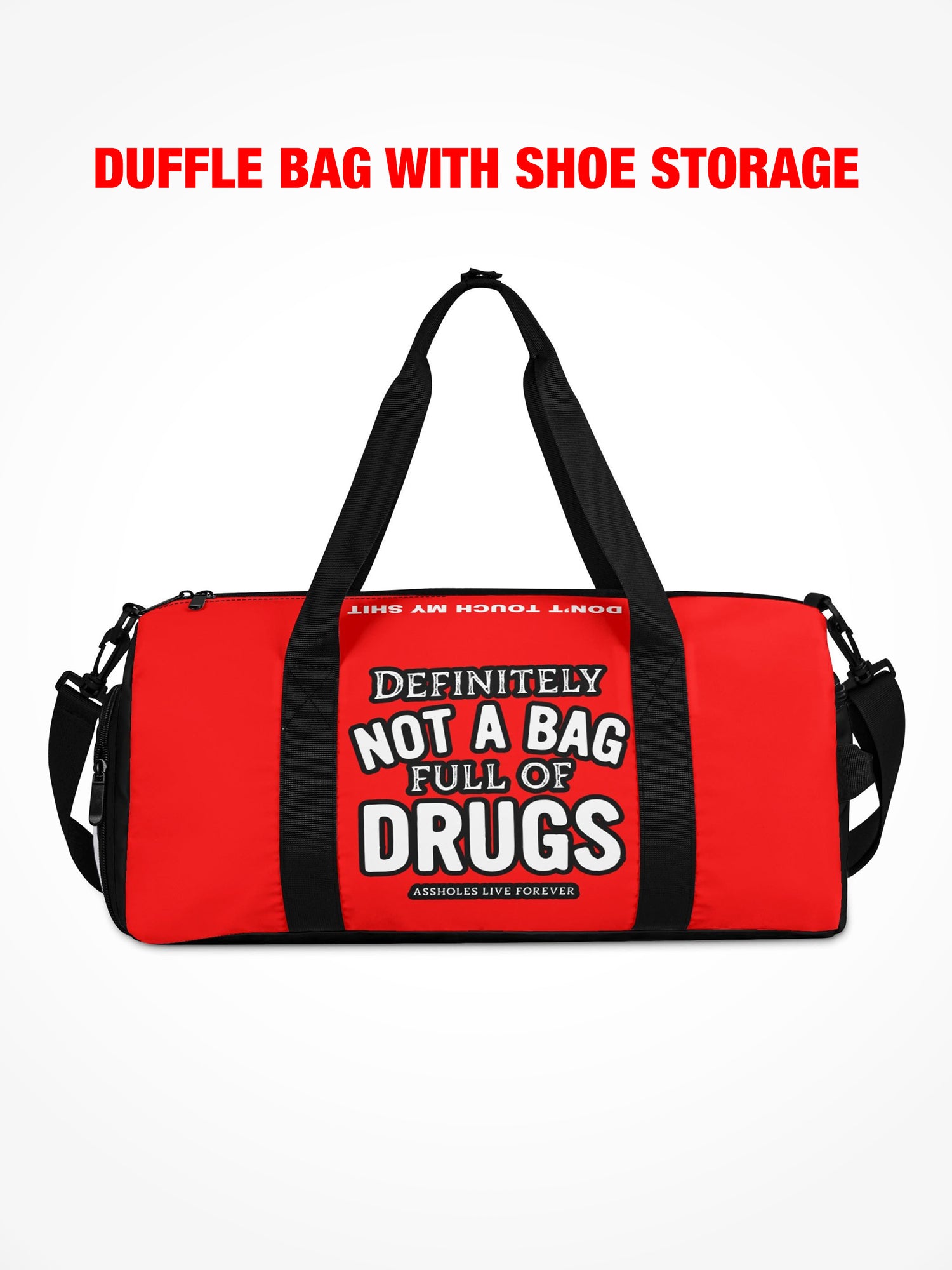 Duffle Bag - FULL OF DRUGS - RED