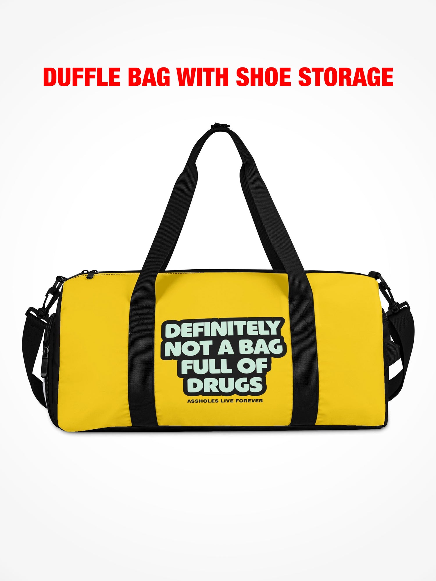 Duffle Bag - FULL OF DRUGS - YELLOW