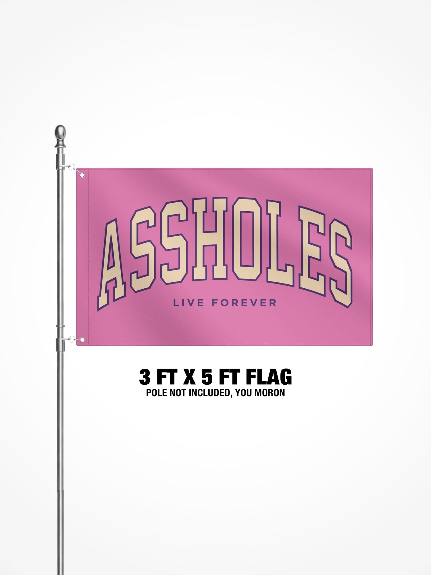3x5 Ft Flag - ALF College Pink