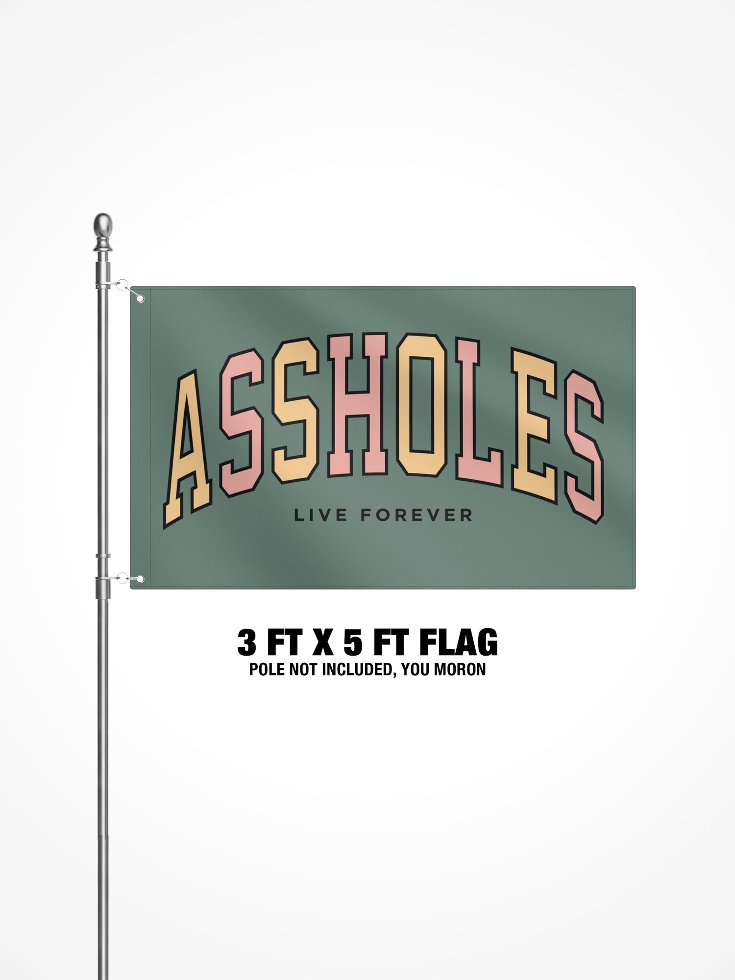 3x5 Ft Flag - ALF College Teal