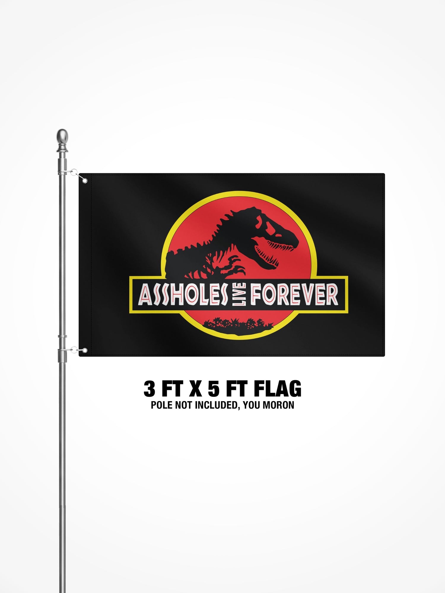 3x5 Ft Flag - ALF Jurassic Park