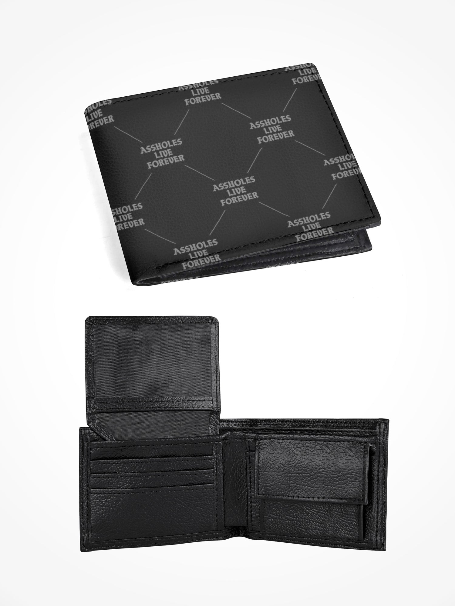 Mens Leather Folded Wallet - ALF OG TILE