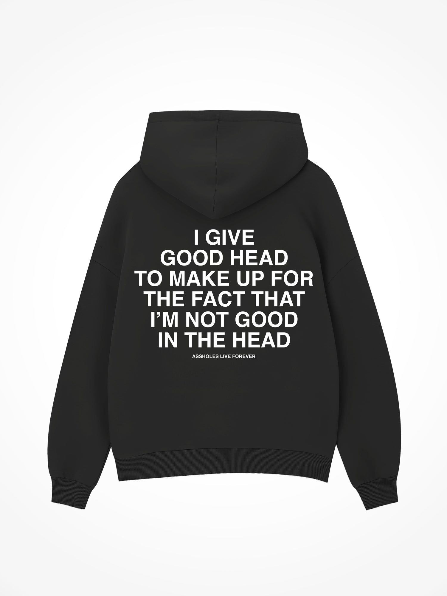 Good Head- Black Hoodie