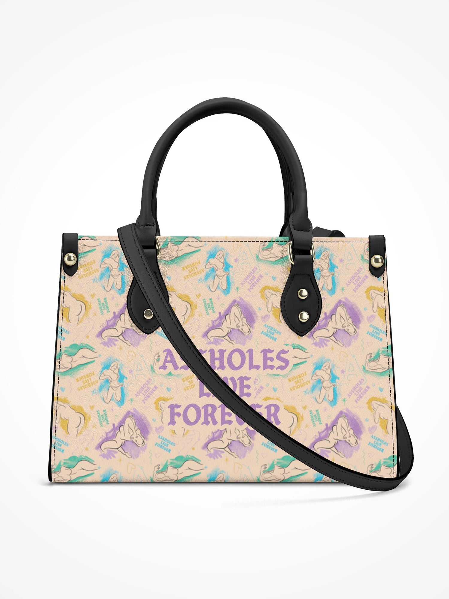 Handbag With Strap - ALF Nude