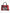 Handbag With Strap - Emotional Baggage Red Tie Dye