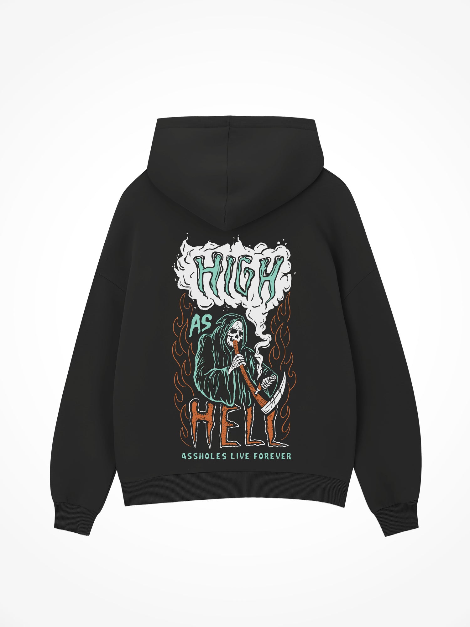 High as Hell - Black Hoodie