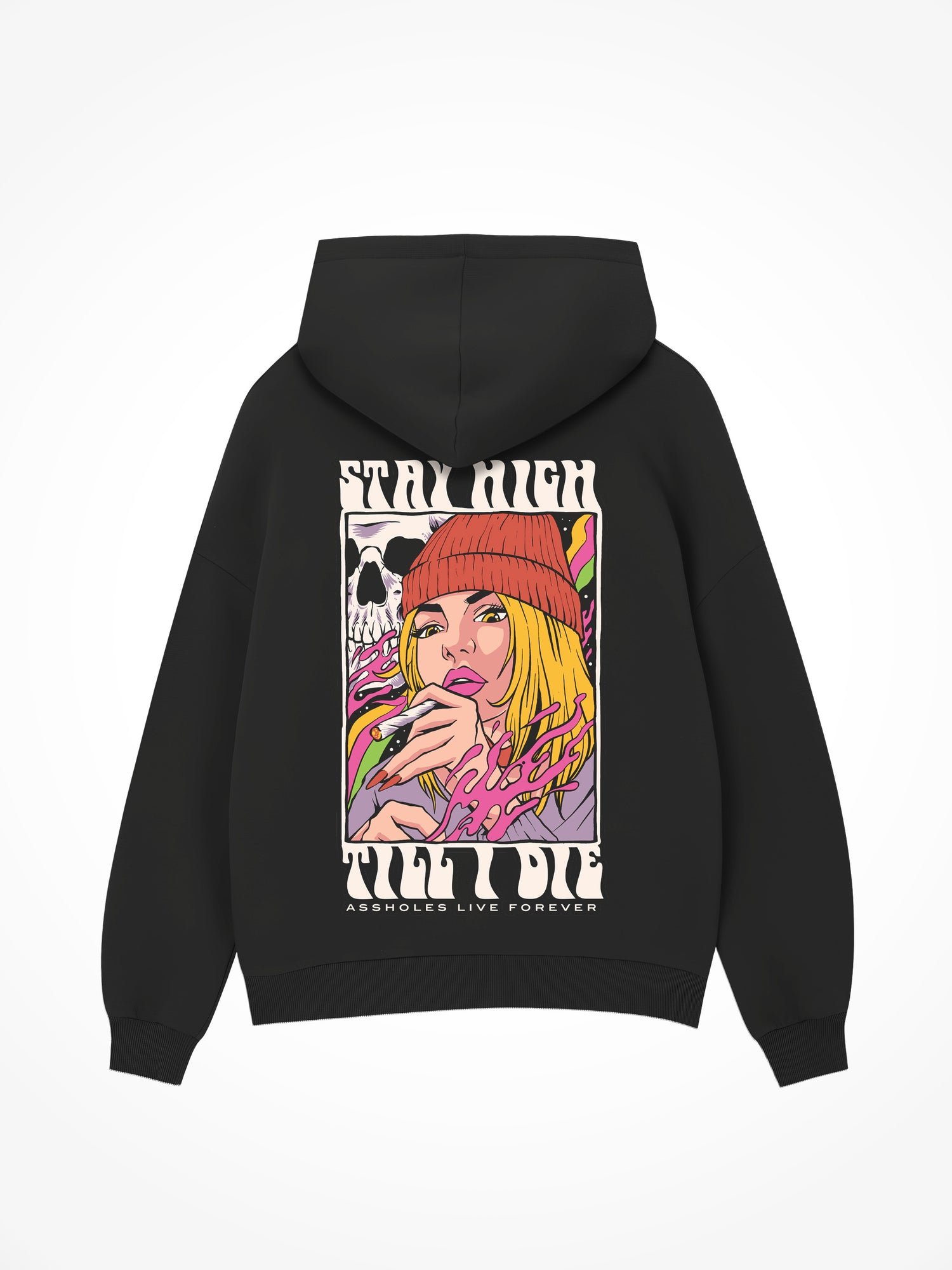 Stay High Till I Die - Black Hoodie