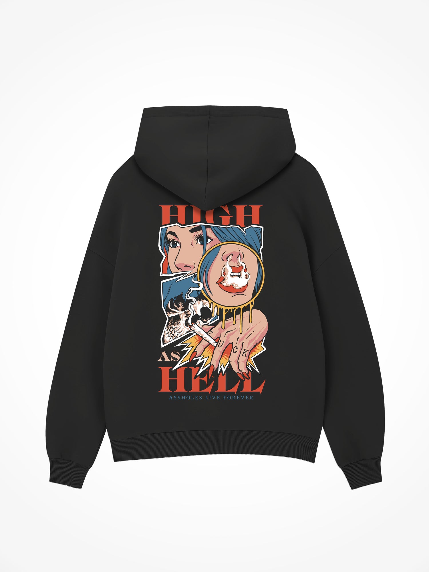 High as Hell Smoke - Black Hoodie