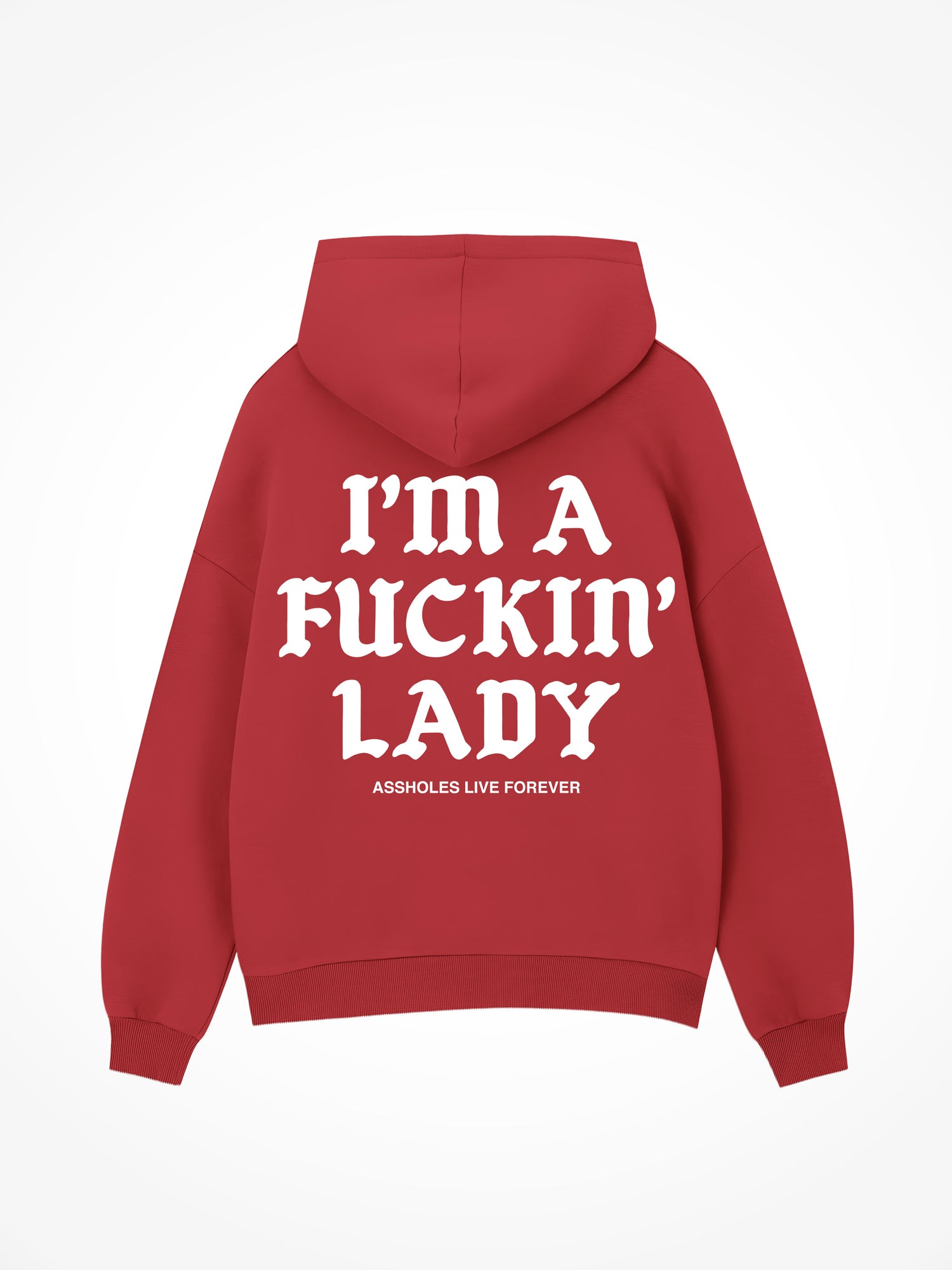 Im A Fucking Lady Medieval - Red Hoodie