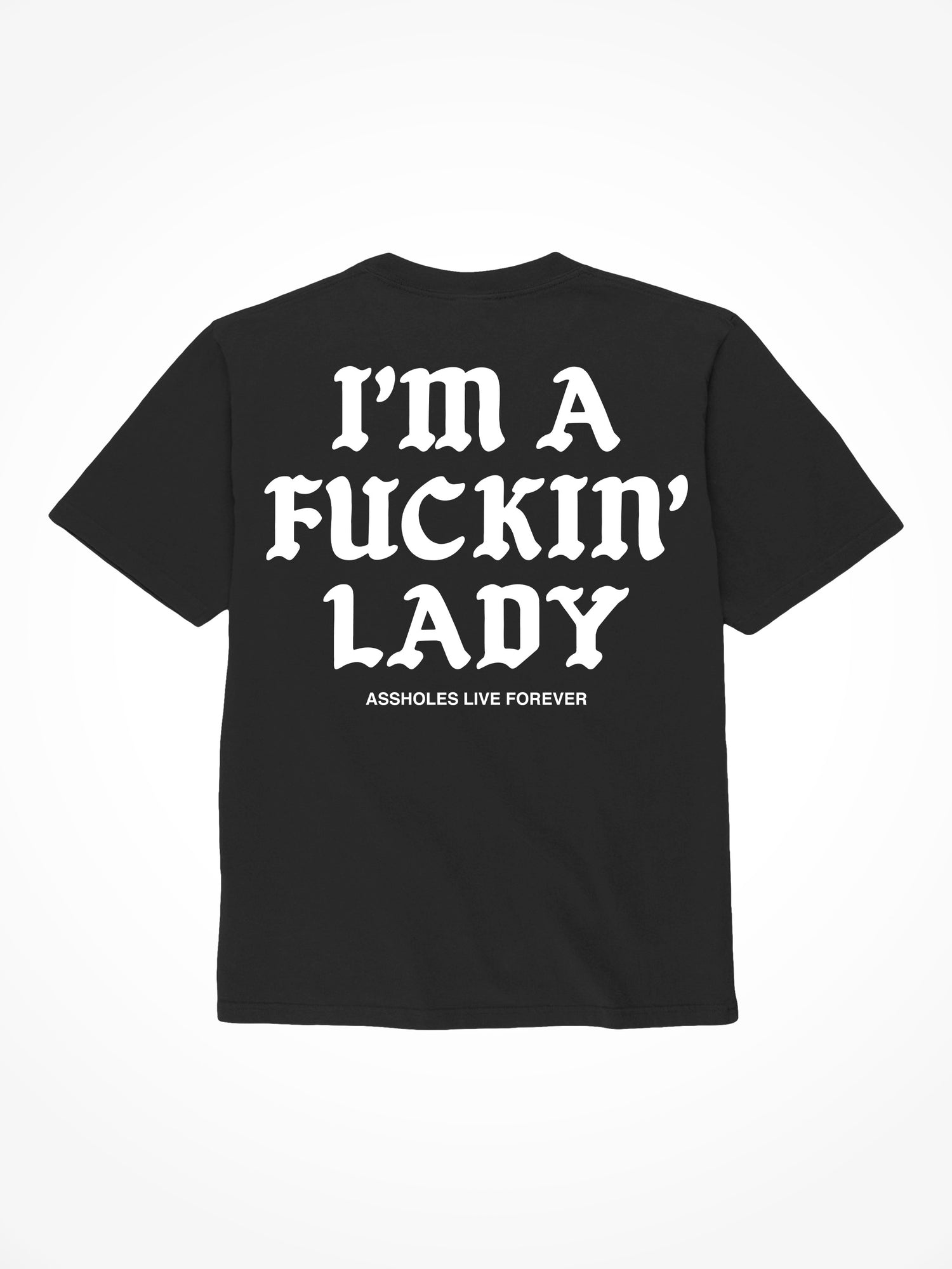 Im A Fucking Lady Medieval - Black T-Shirt
