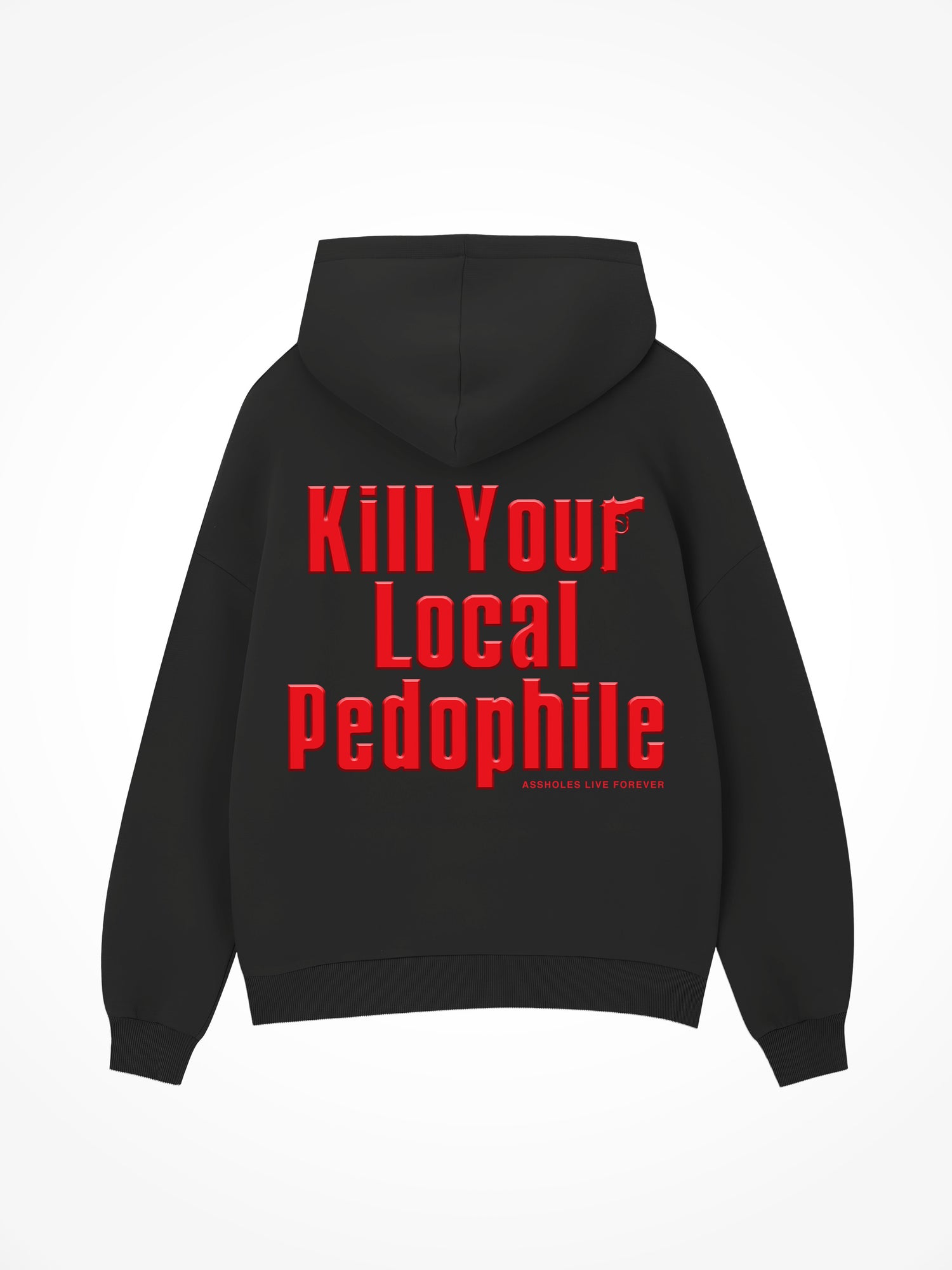 Kill Your Local Pedophile x Sopranos - Black Hoodie