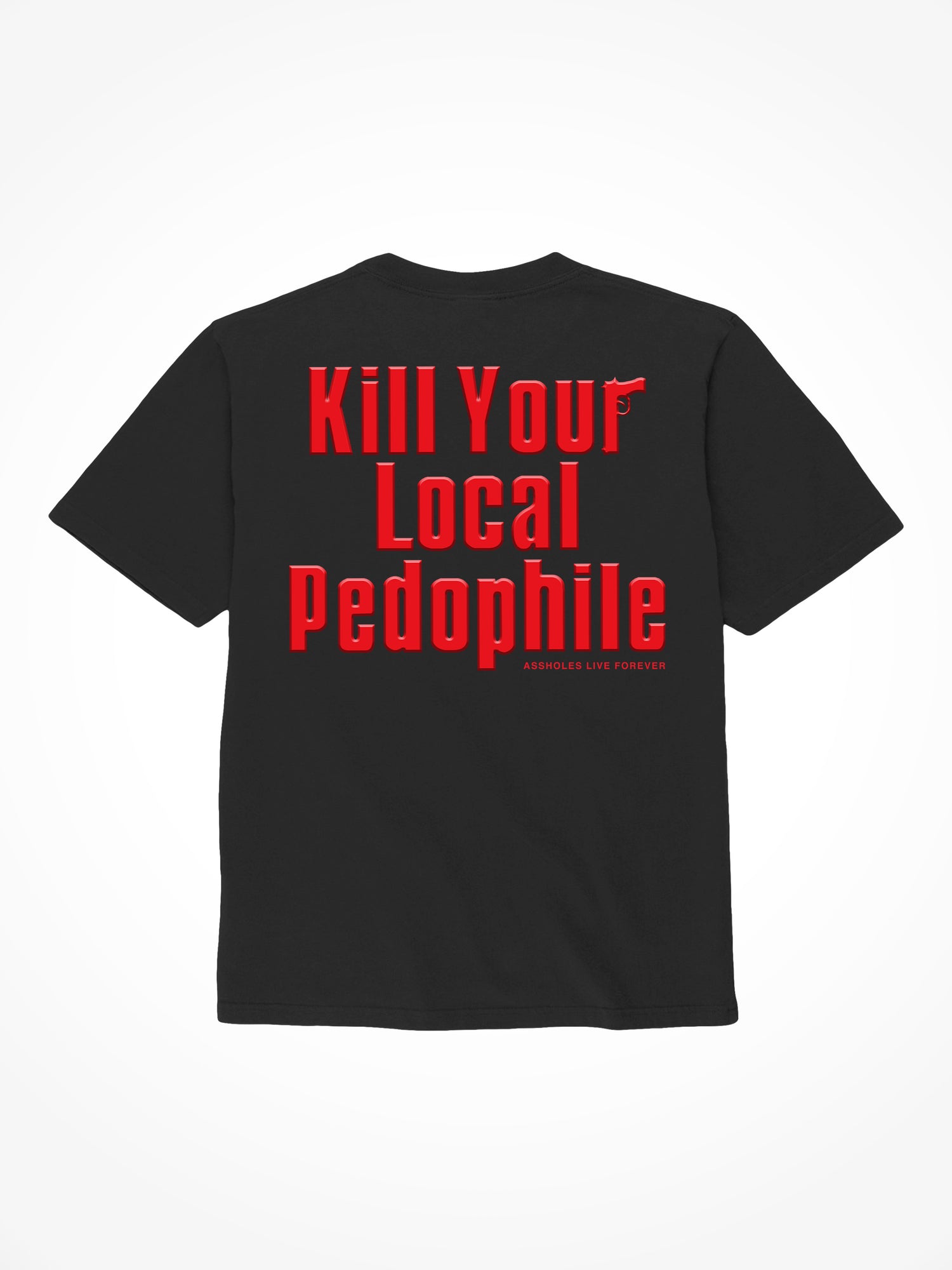 Kill Your Local Pedophile x Sopranos - Black T-Shirt