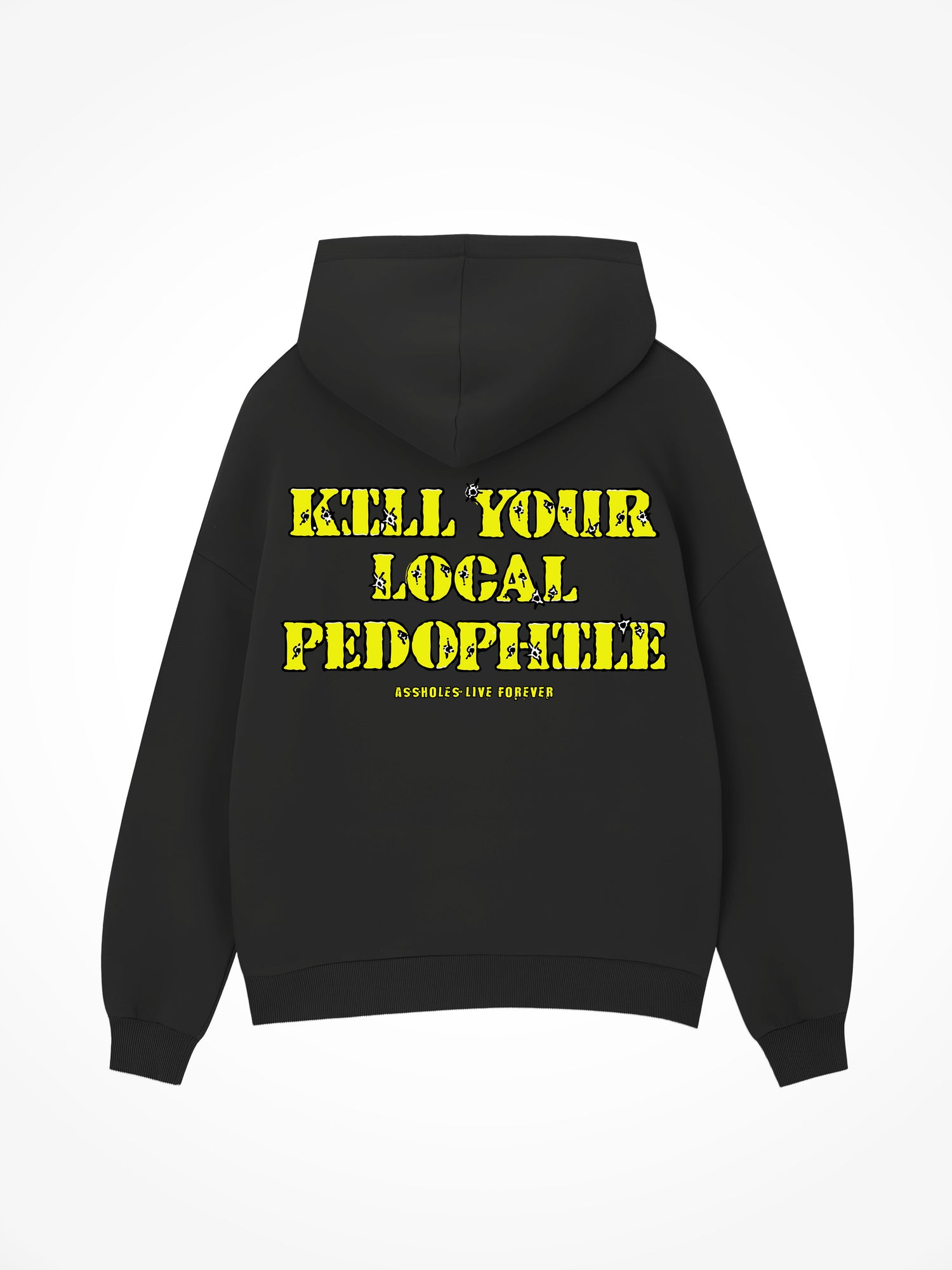 Kill Your Local Pedophile x U.S. Army - Black Hoodie