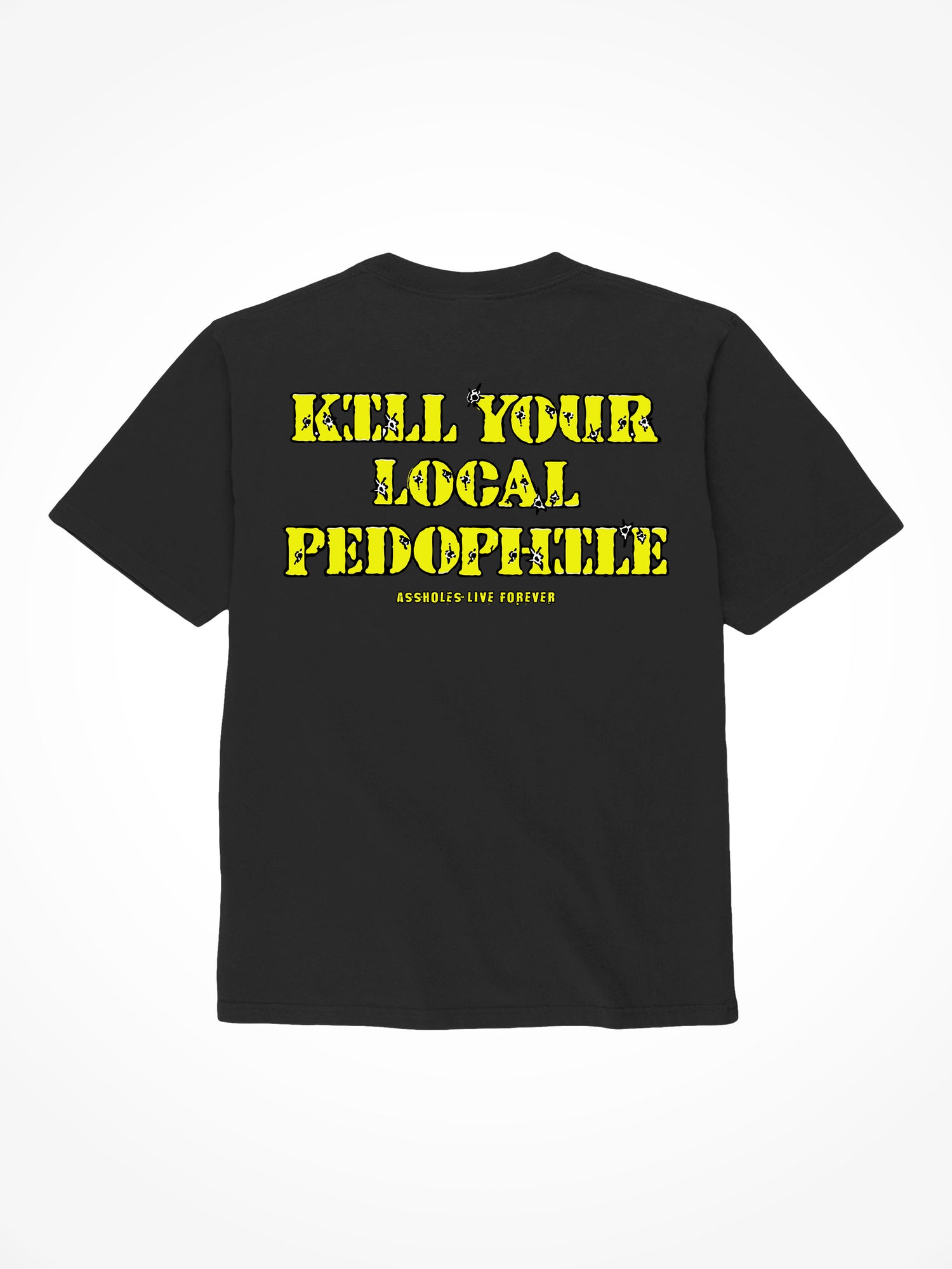 Kill Your Local Pedophile x U.S. Army - Black T-Shirt