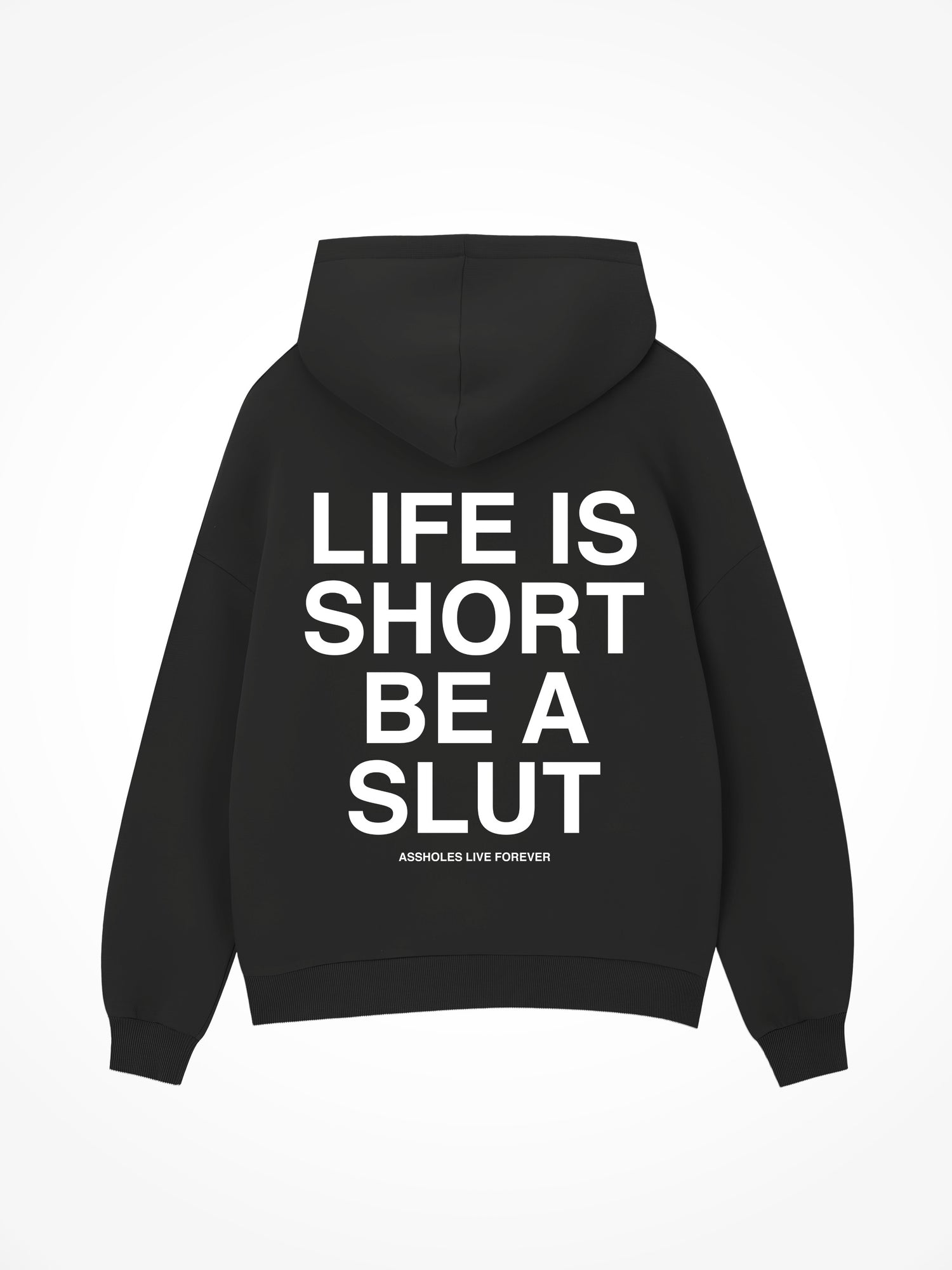 Life Is Short - Black Hoodie