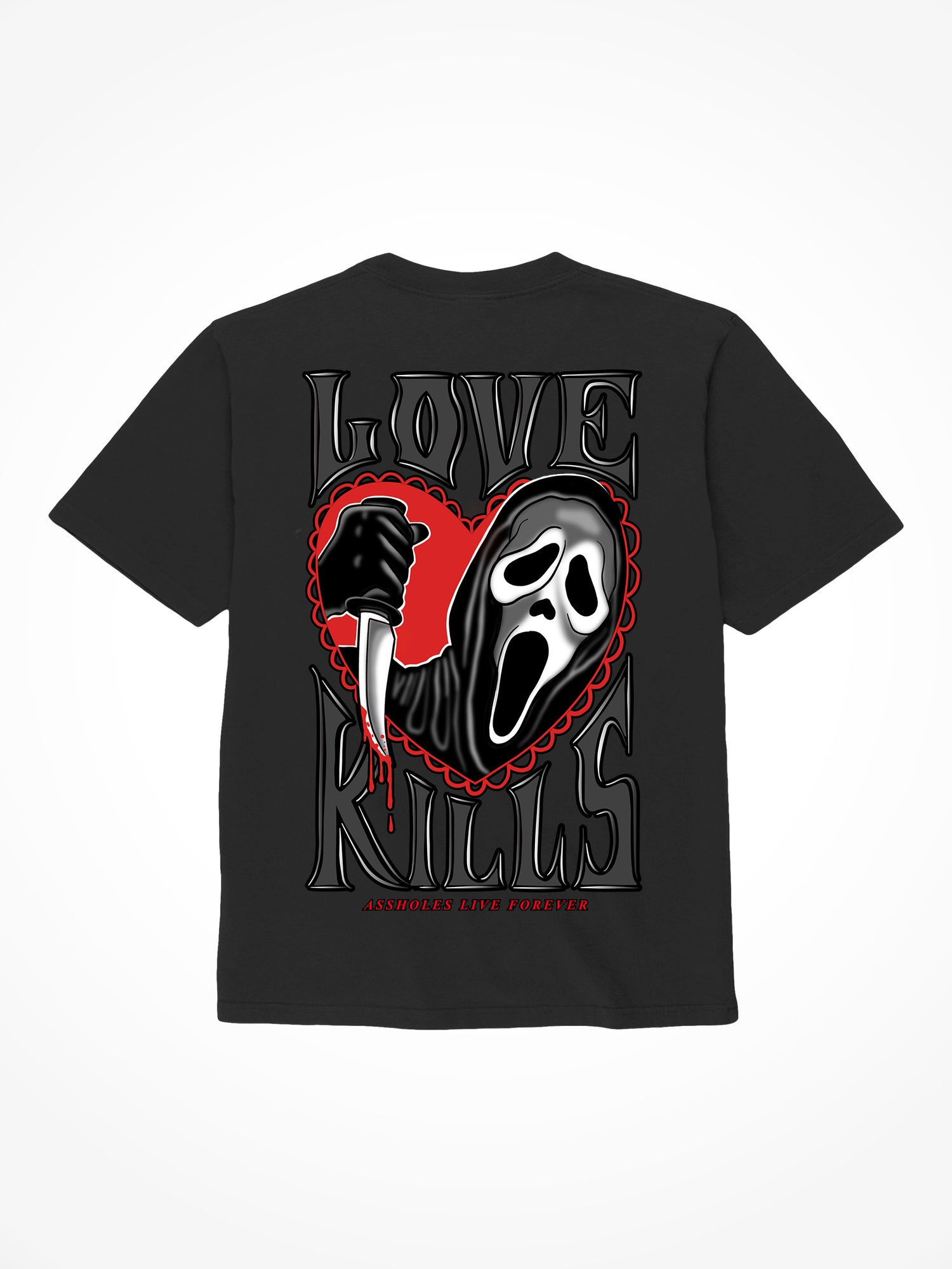 Love Kills- Black T-Shirt