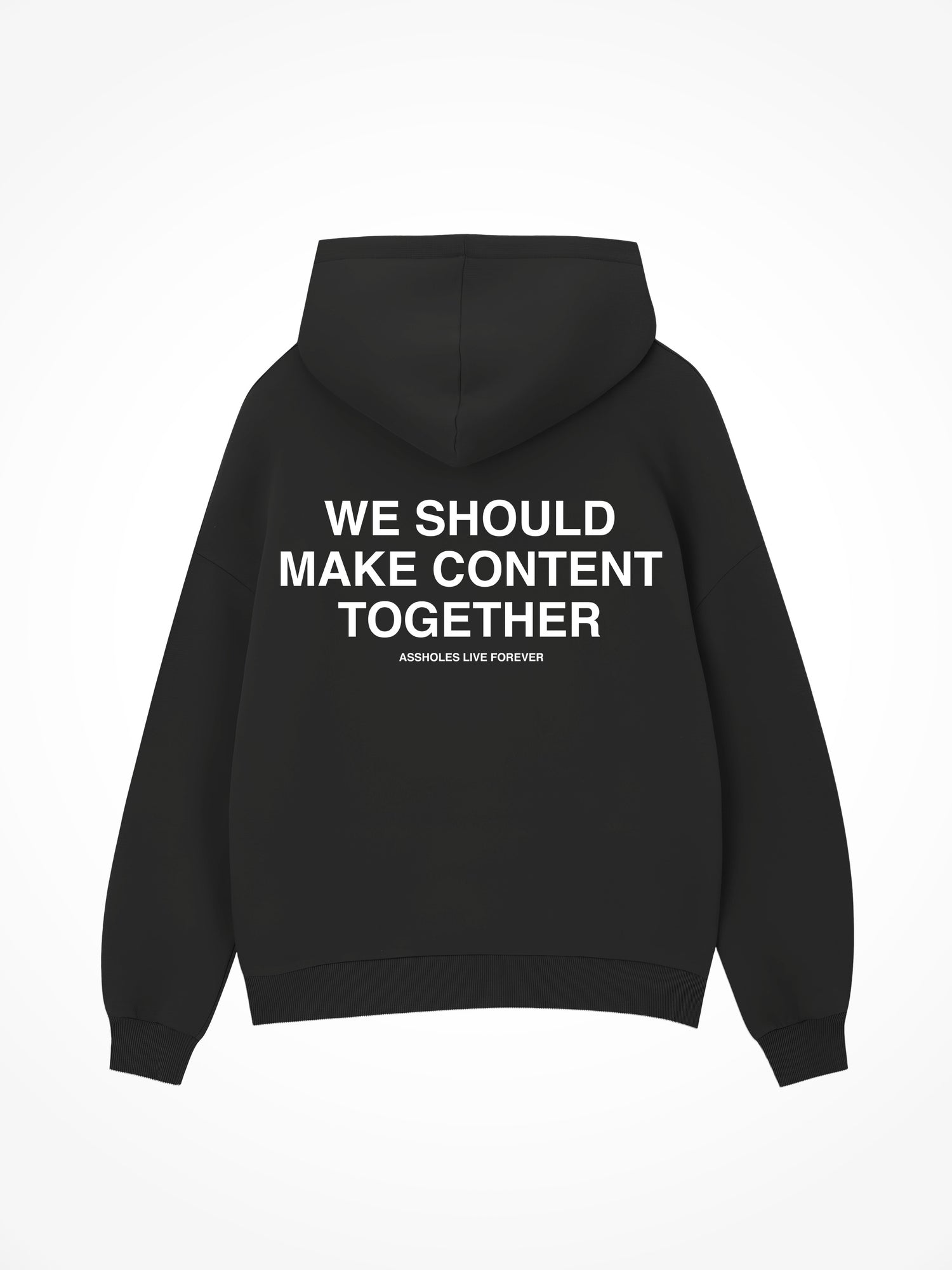 Make Content Together - Black Hoodie