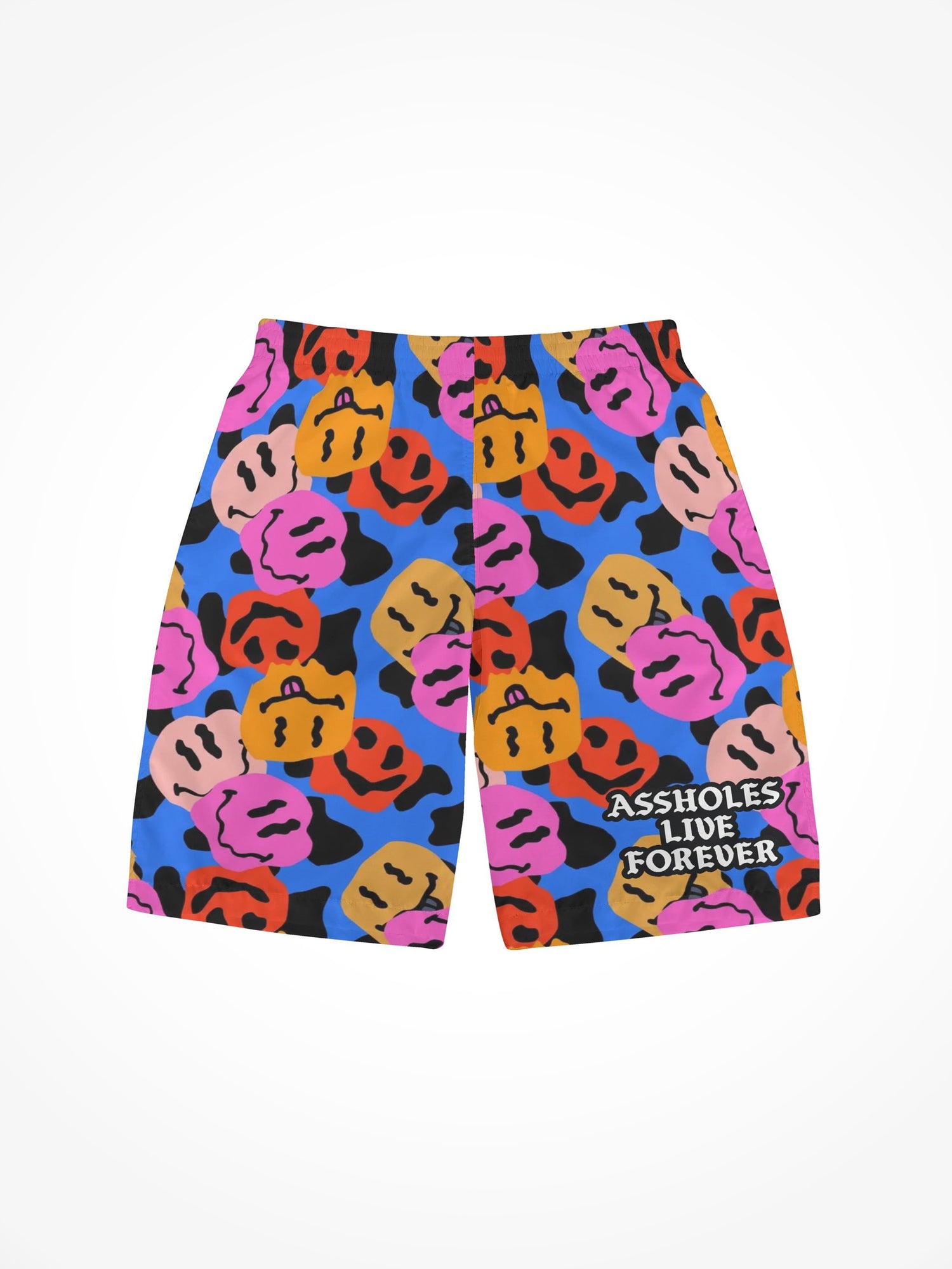 Mens All Over Print Board Shorts - ALF Smiley Melt