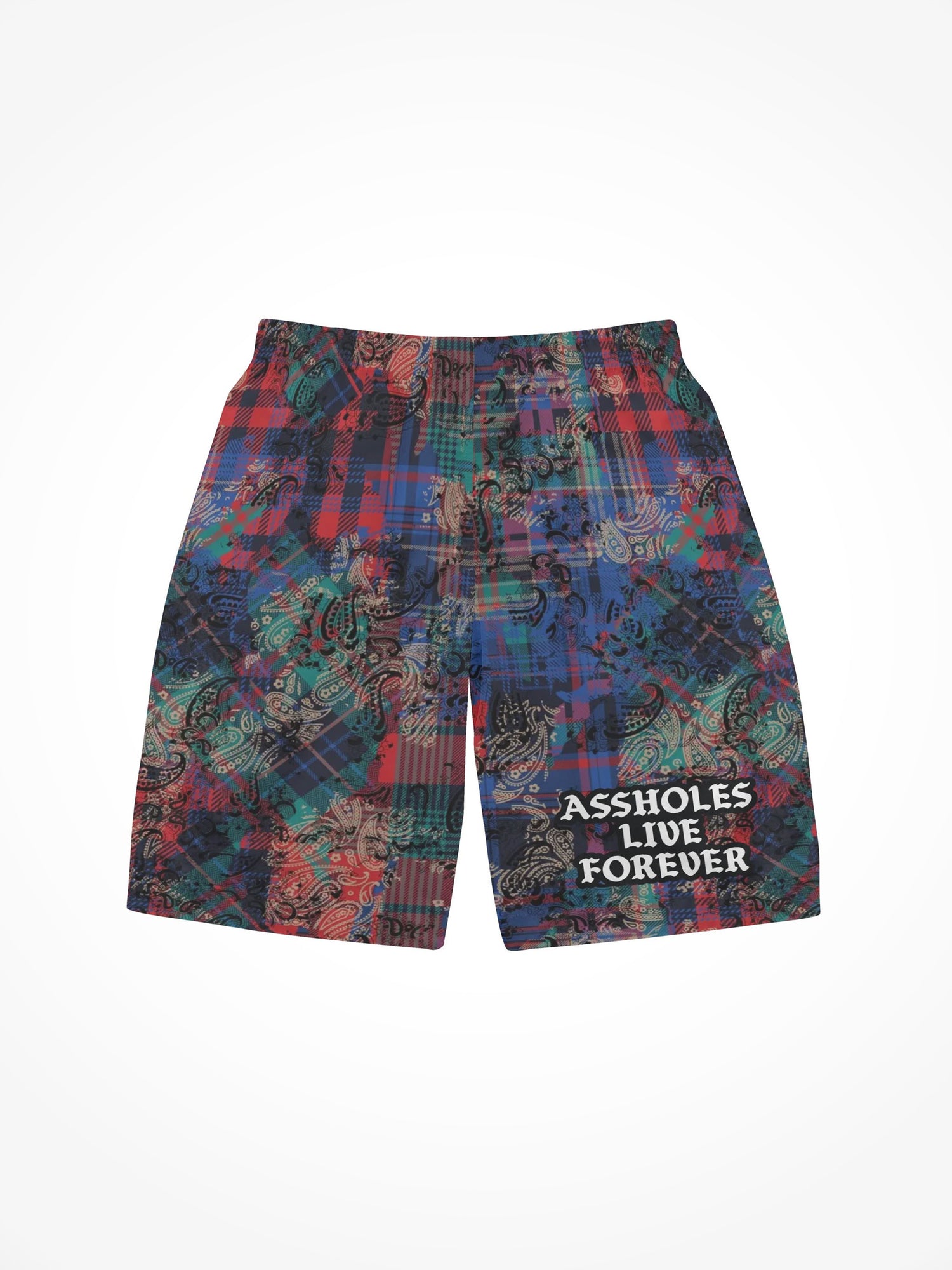 Mens All Over Print Board Shorts - ALF Paisley Bandana