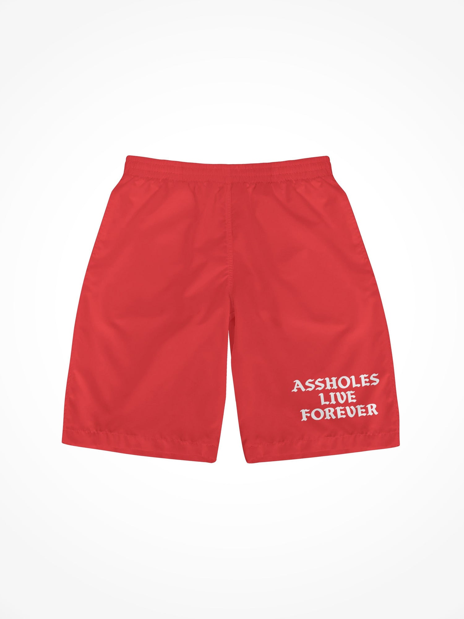 Mens All Over Print Board Shorts - ALF Red & White