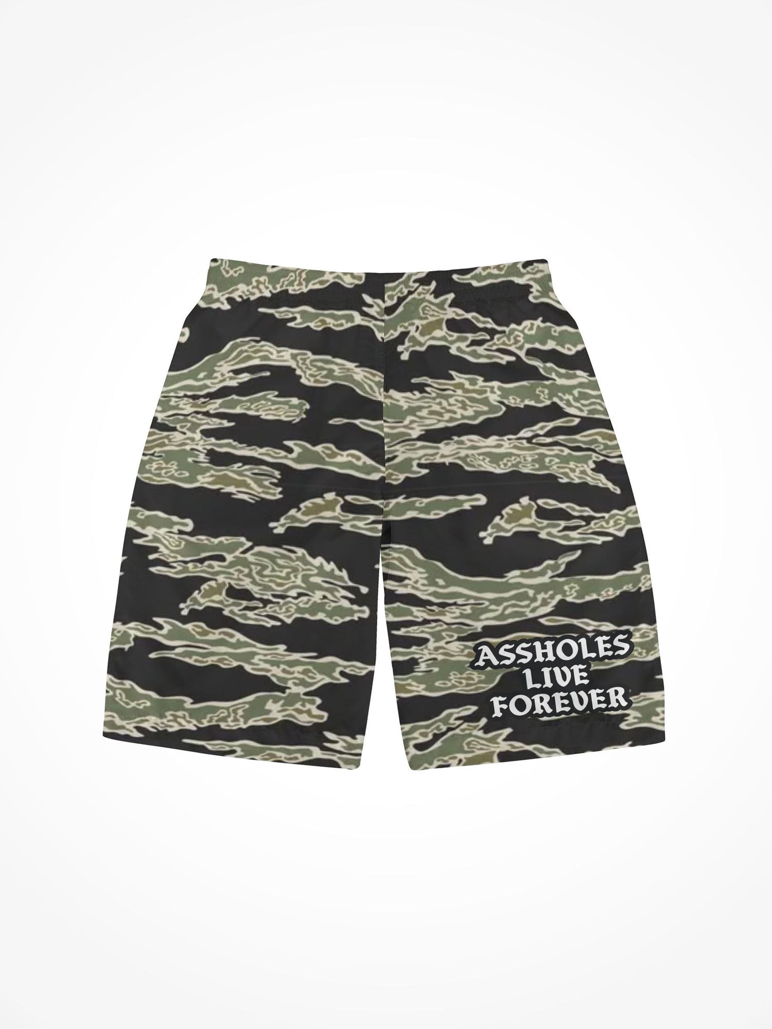 Mens All Over Print Board Shorts - ALF Tiger Camo