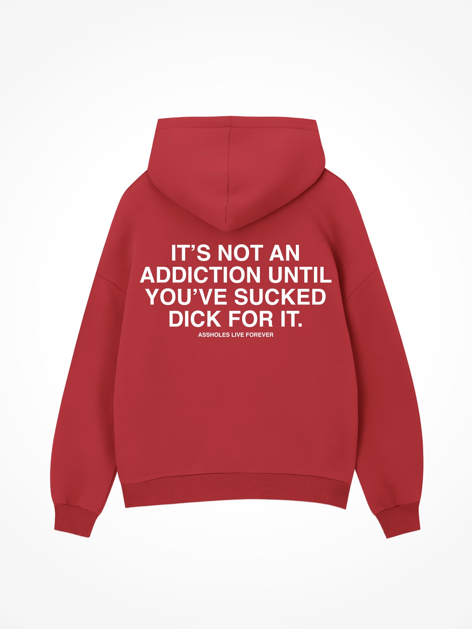 Not An Addiction - Red Hoodie