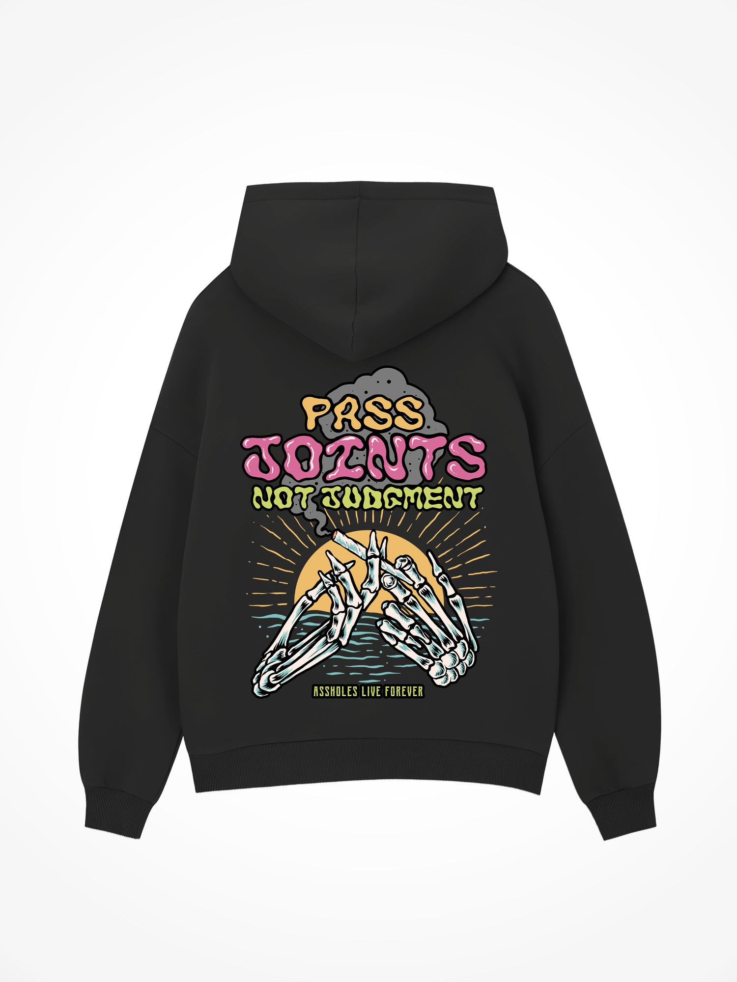 Pass Joints - Black Hoodie