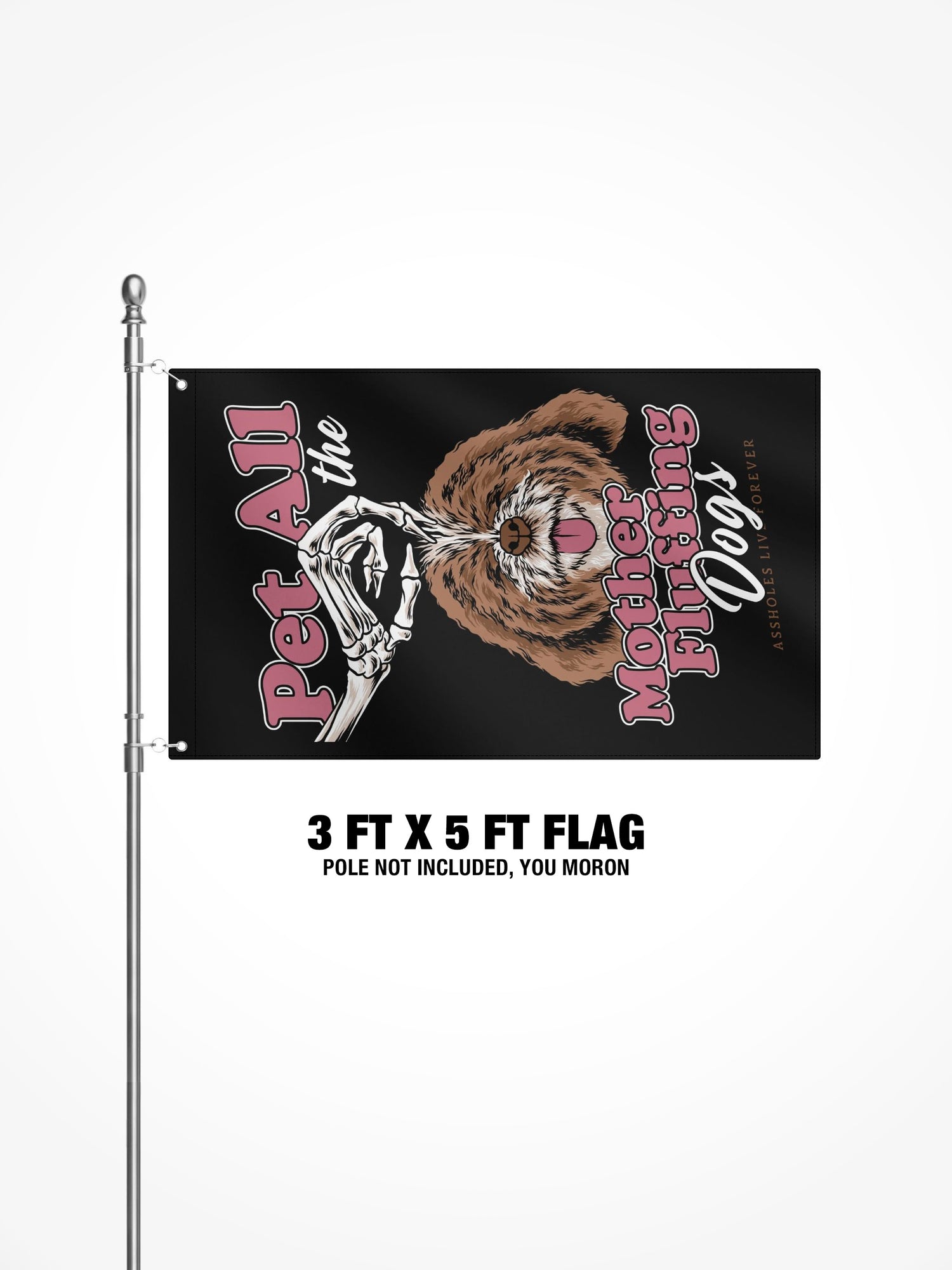 3x5 Ft Flag - PET ALL DOGS