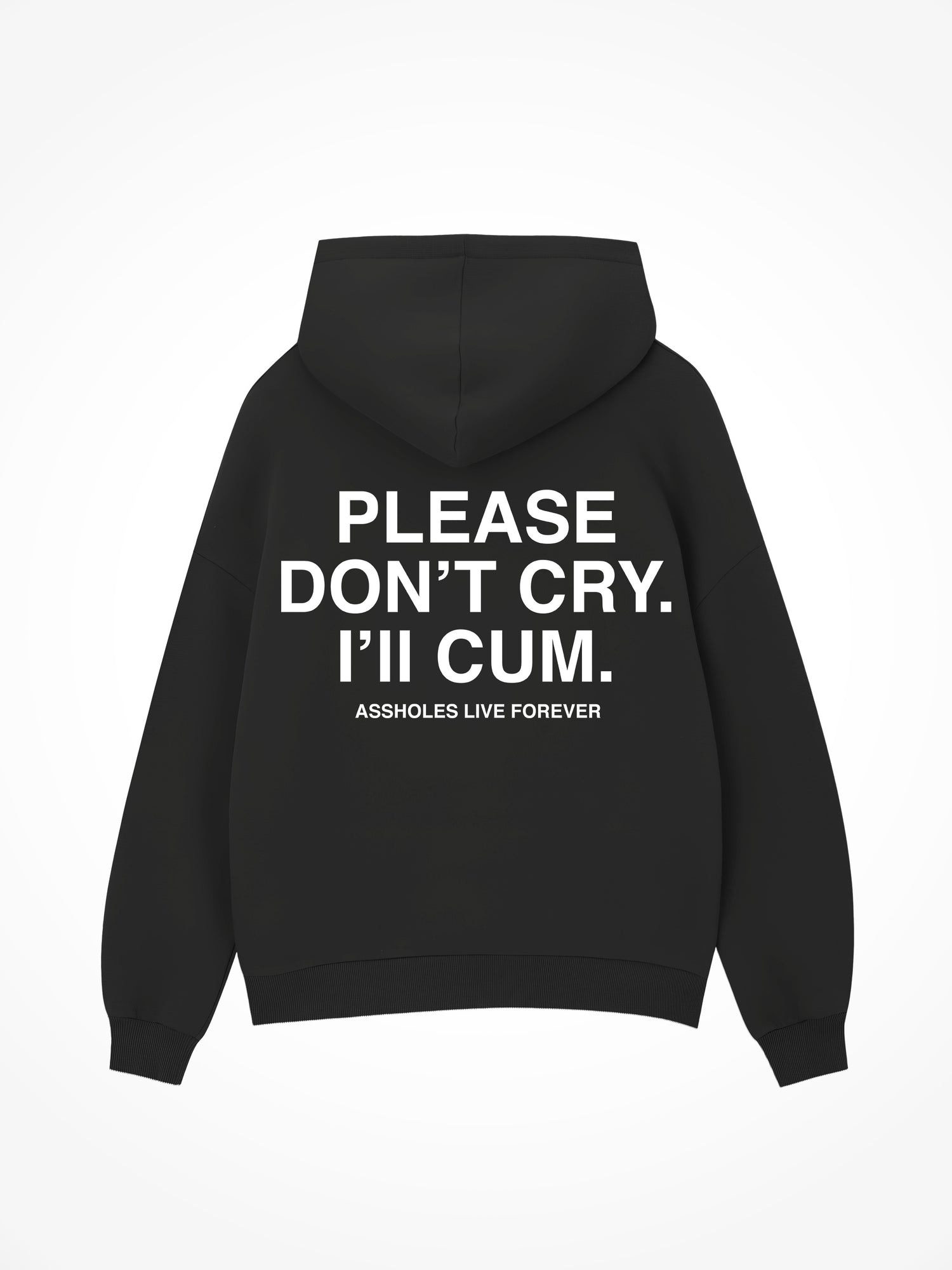 Please Don’t Cry - Black Hoodie