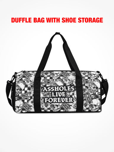Duffle Bag - ALF Checkered Skull