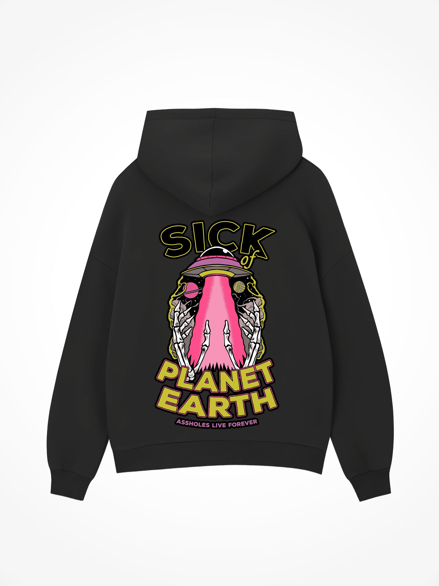 Sick of Planet Earth - Black Hoodie