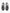 Mens Rubber Slip On Shoes - ALF Reaper Pattern White Sole