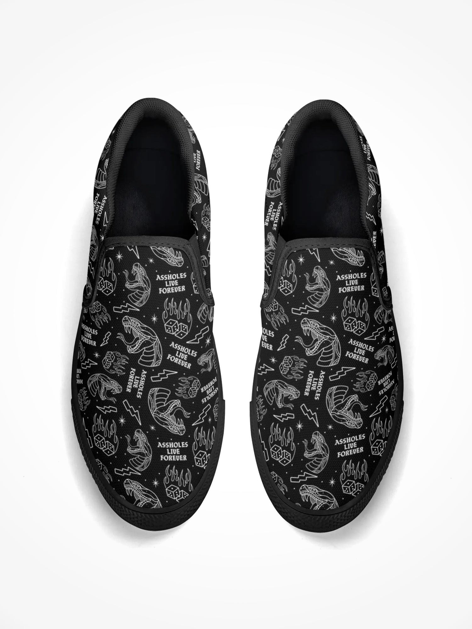 Mens Rubber Slip On Shoes - ALF Snake