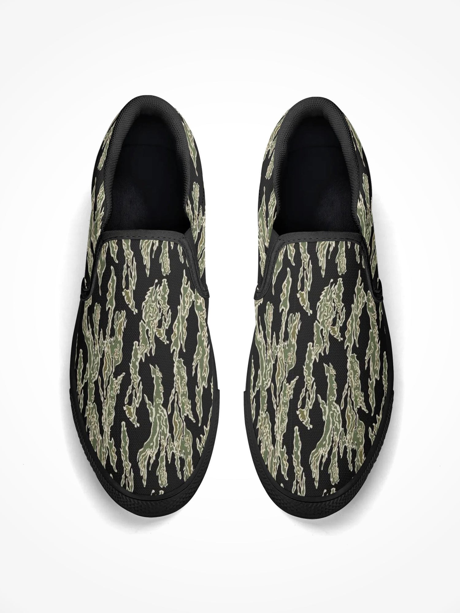 Mens Rubber Slip On Shoes - ALF Tiger Camo