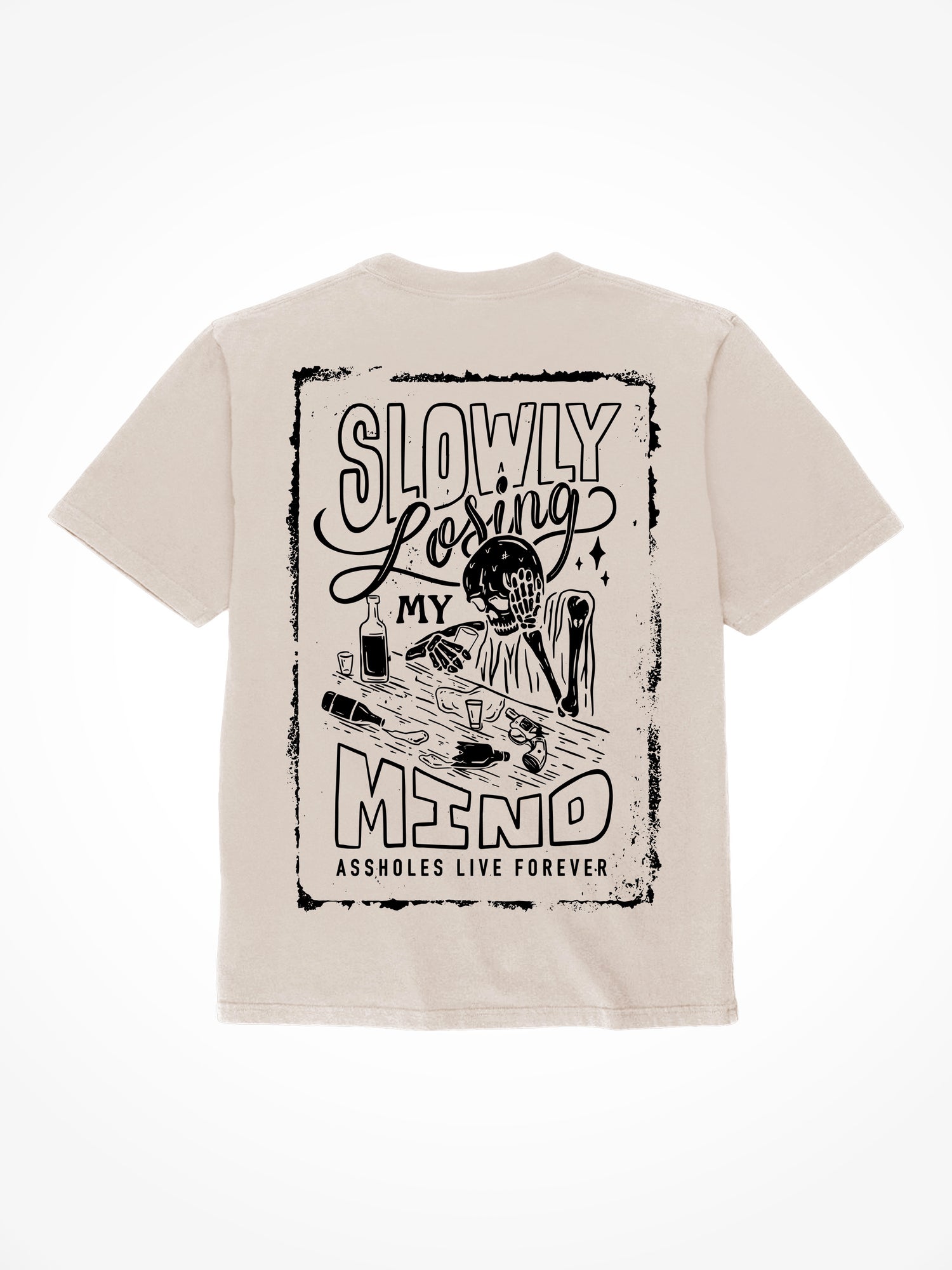 Slowly Losing My Mind - Sand T-Shirt