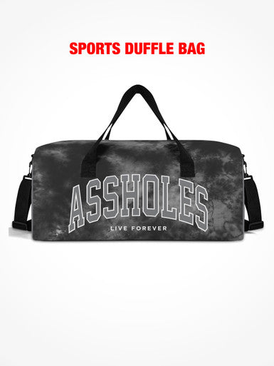 Sports Duffle - ALF College Black/Grey Tye Die