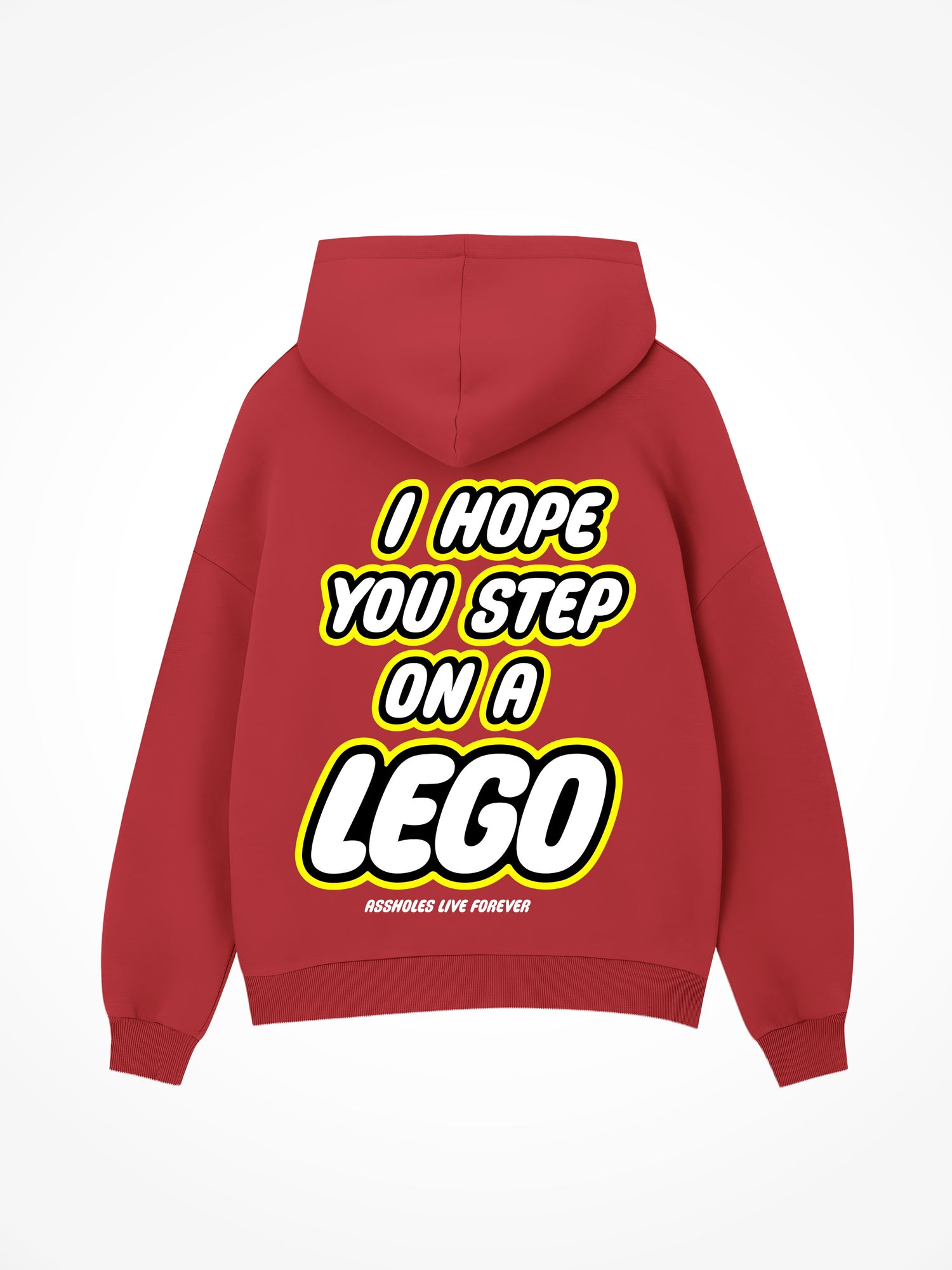 Step On A Lego - Red Hoodie