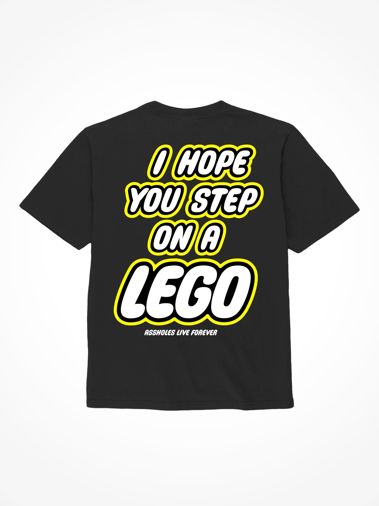Step On A Lego - Black T-Shirt