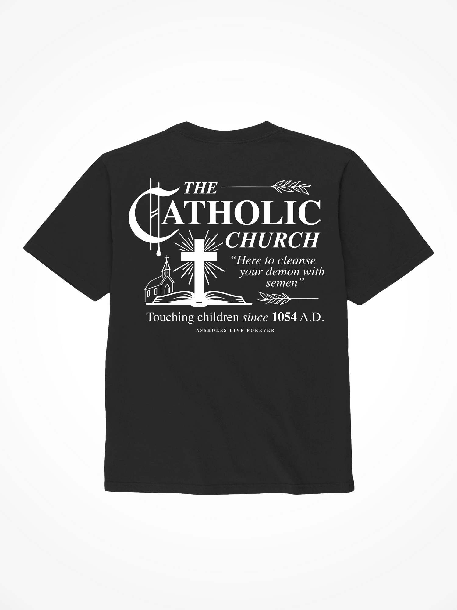Catholic Church - Black T-Shirt