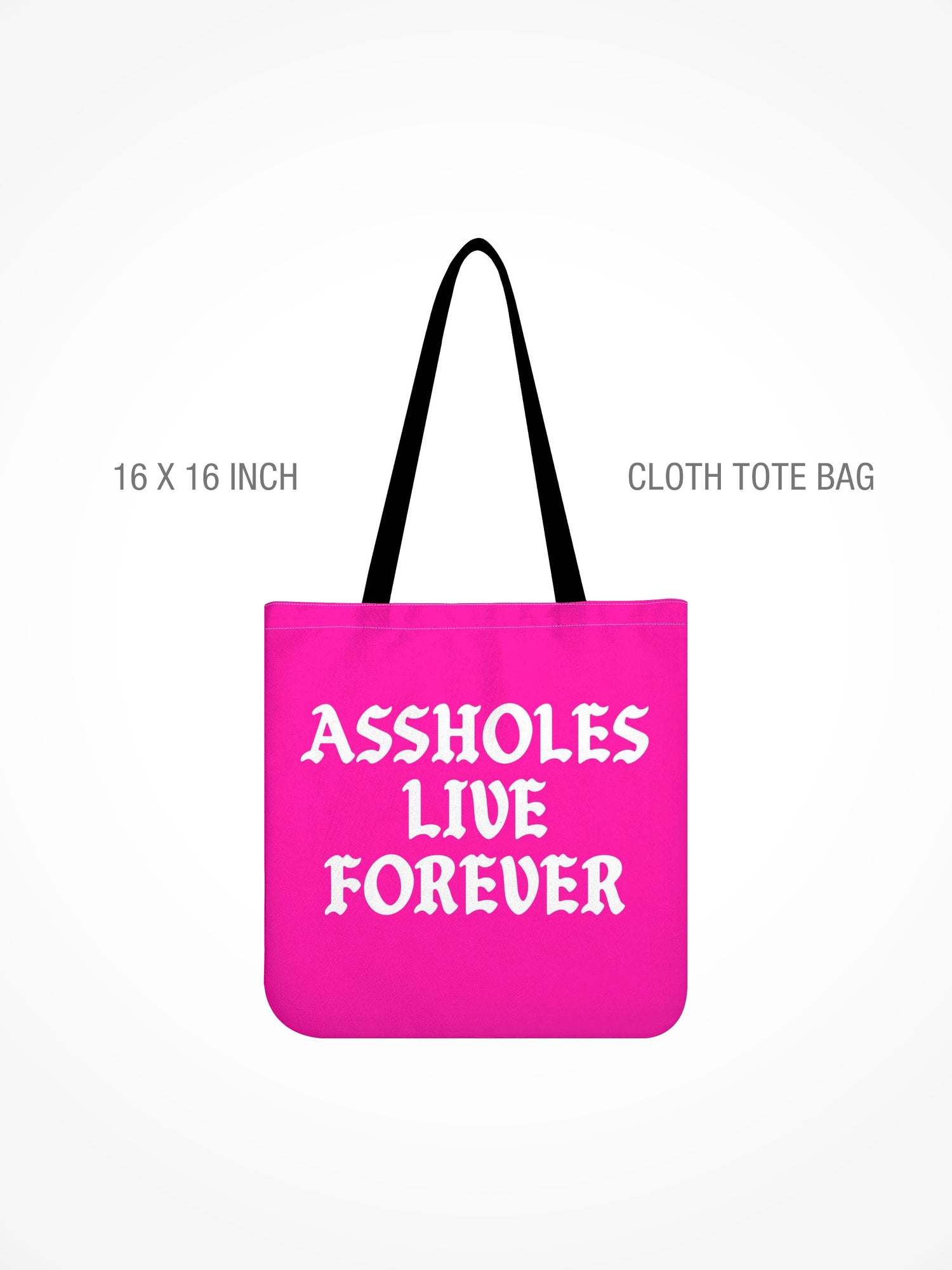 All-Over Print Cloth Tote Bag - ALF OG PINK