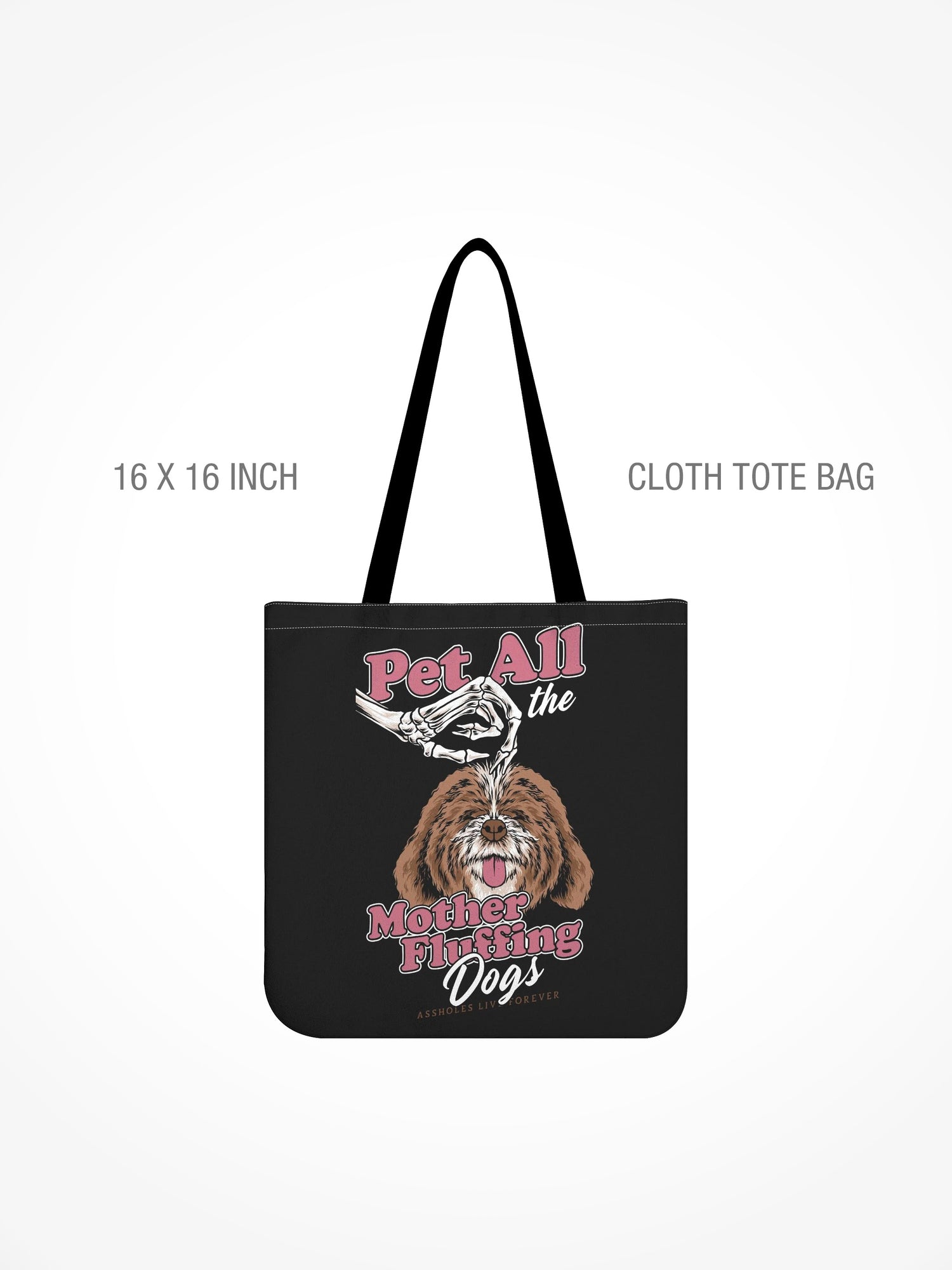 All-Over Print Cloth Tote Bag - PET ALL DOGS