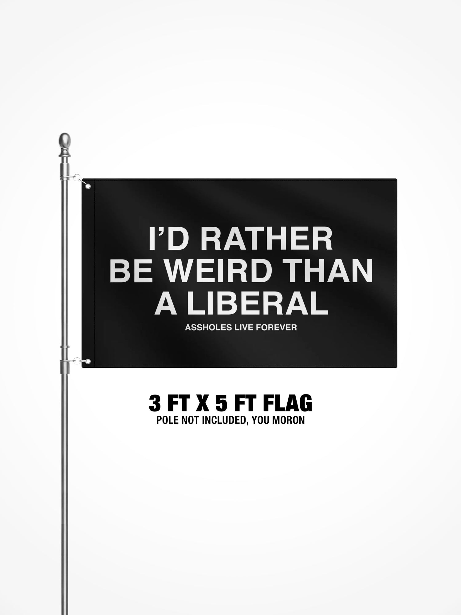 3x5 Ft Flag - WEIRD LIBERAL