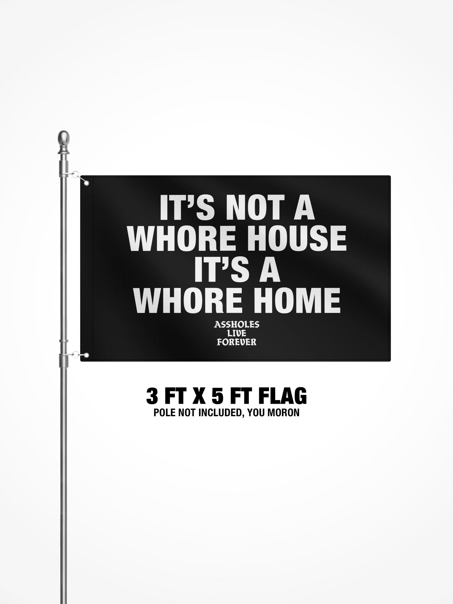 3x5 Ft Flag  - WHORE HOME