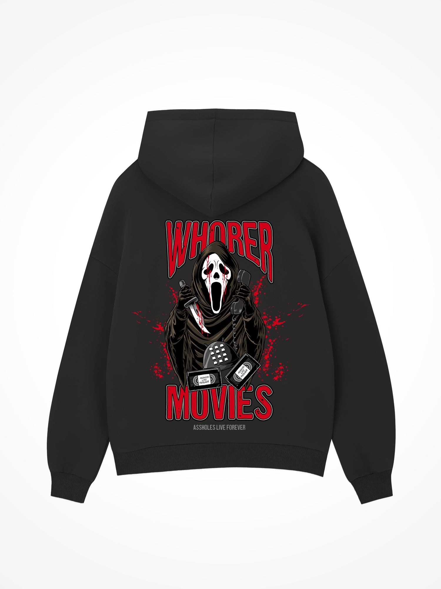 Whorer Movies - Black Hoodie