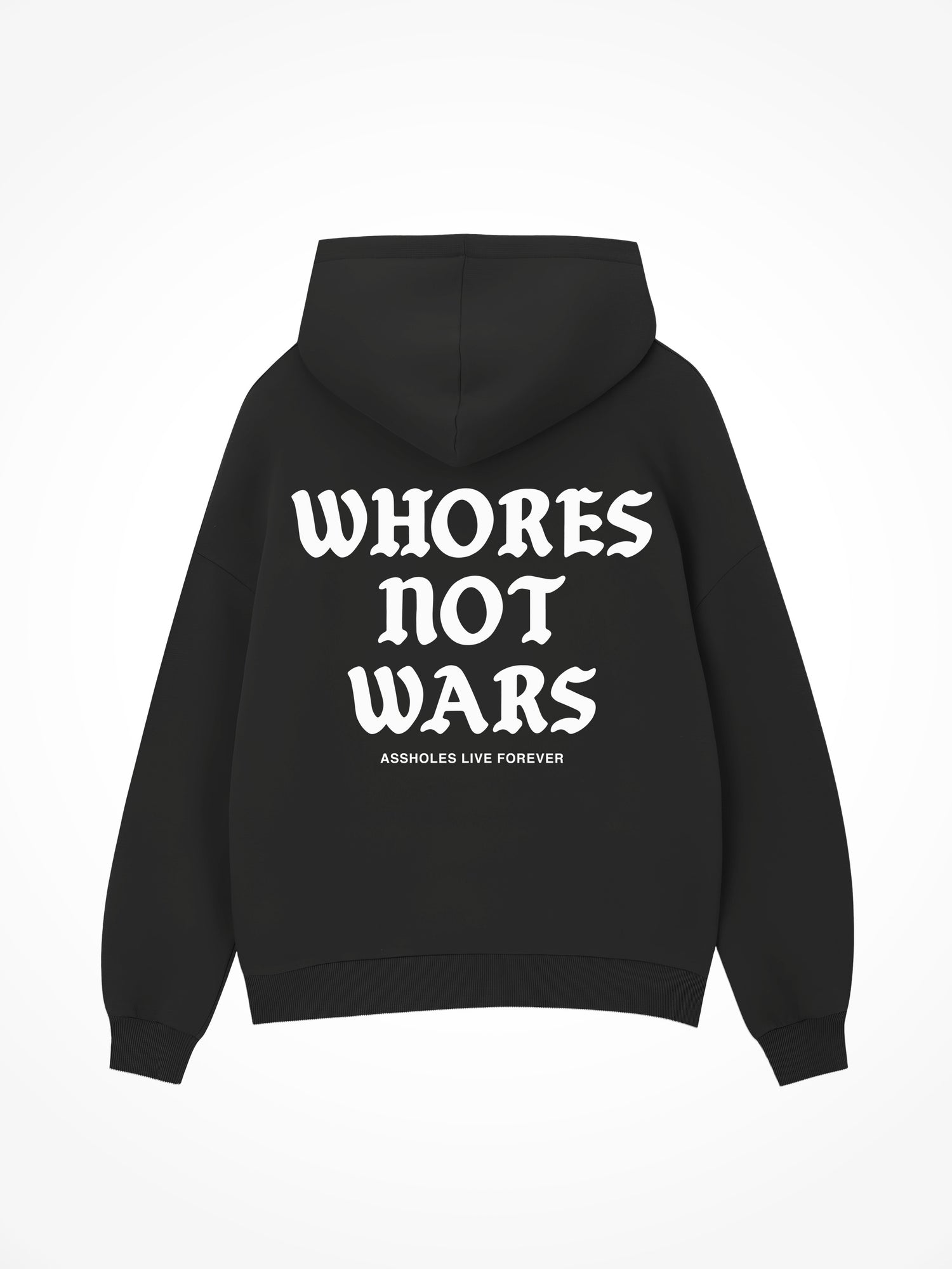 Whores Not Wars - Black Hoodie