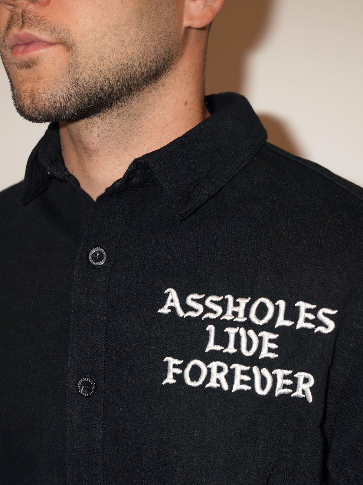 Assholes Live Forever - Denim Shirt