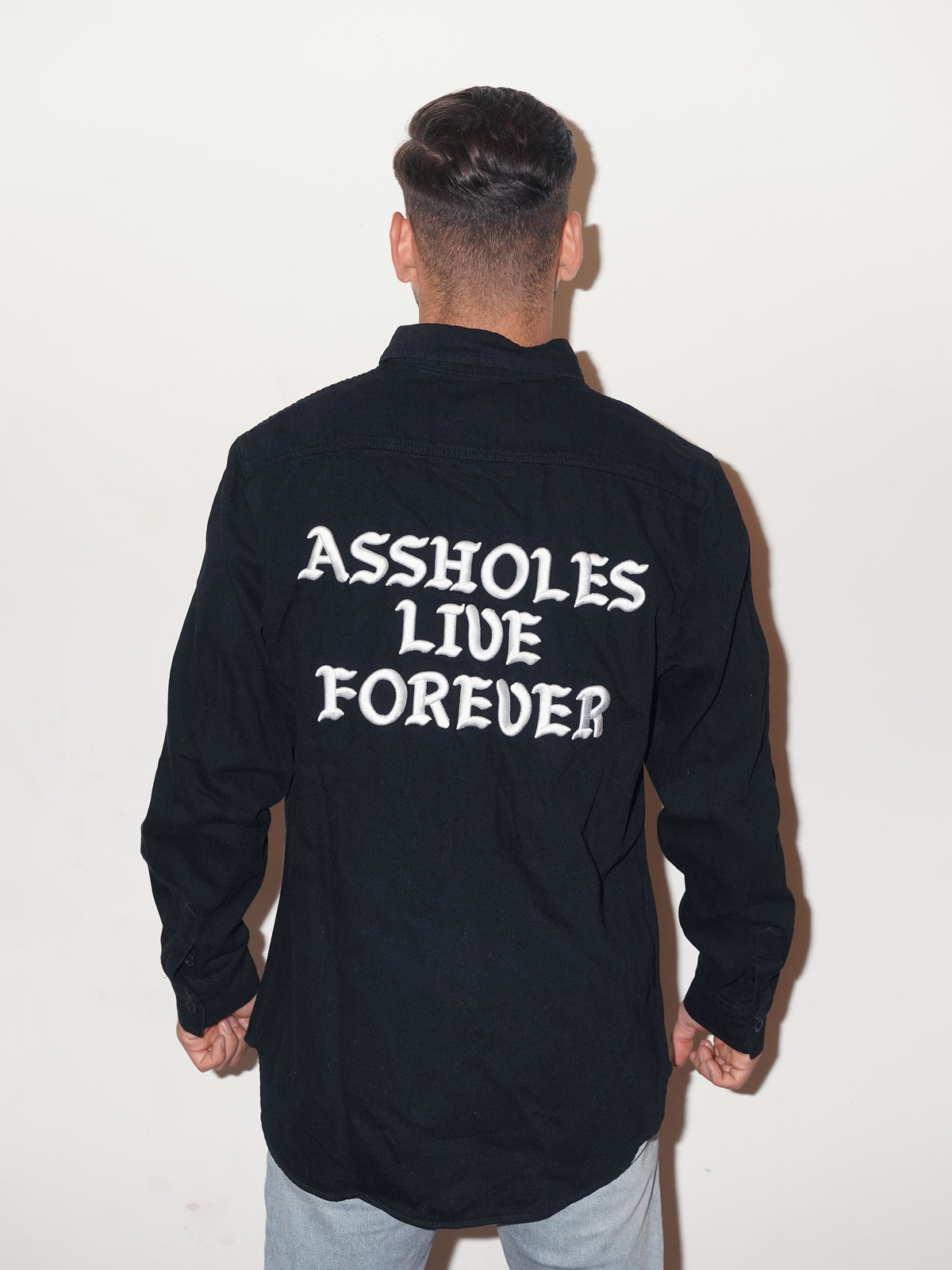 Assholes Live Forever - Denim Shirt
